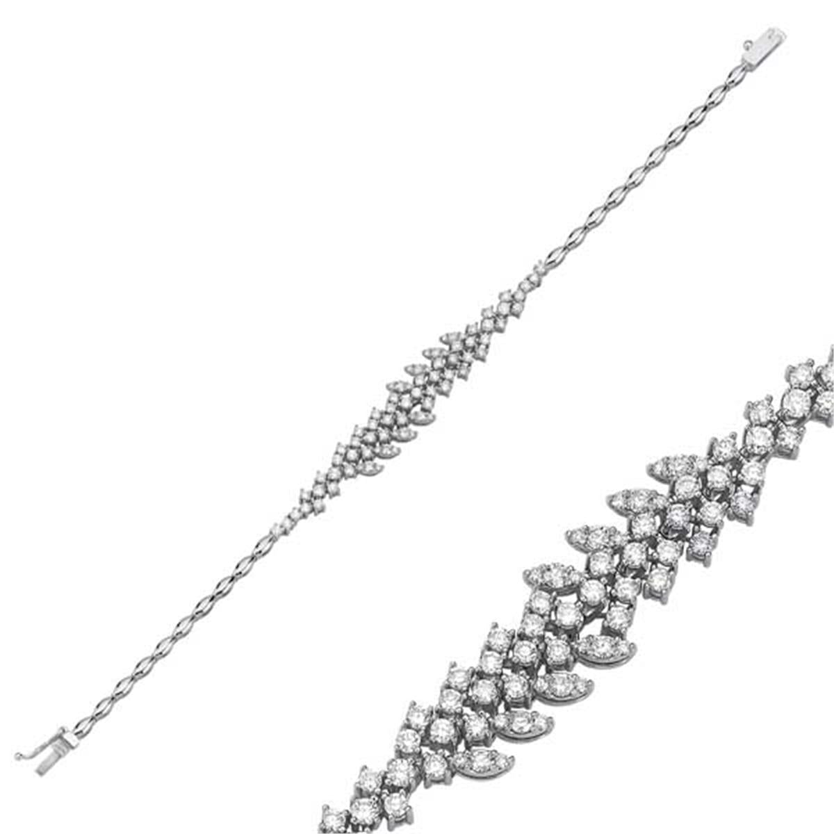 1.29 Karat Pırlanta Tasarım Bileklik L062924