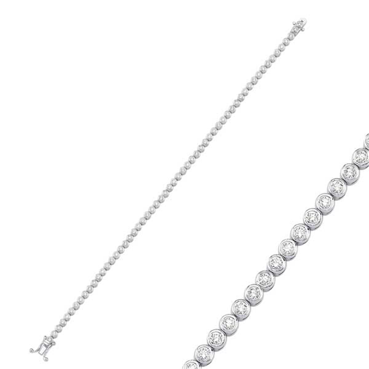 1.66 Karat Pırlanta Suyolu Bileklik L063144