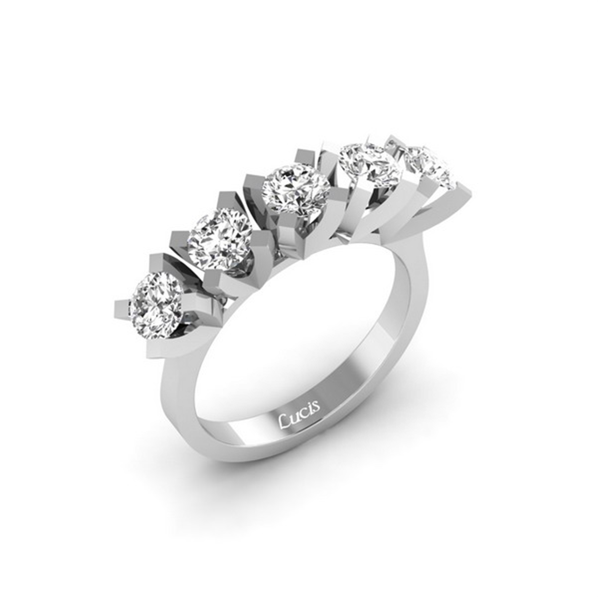 1.52 Karat Pırlanta Beştaş Yüzük L067054