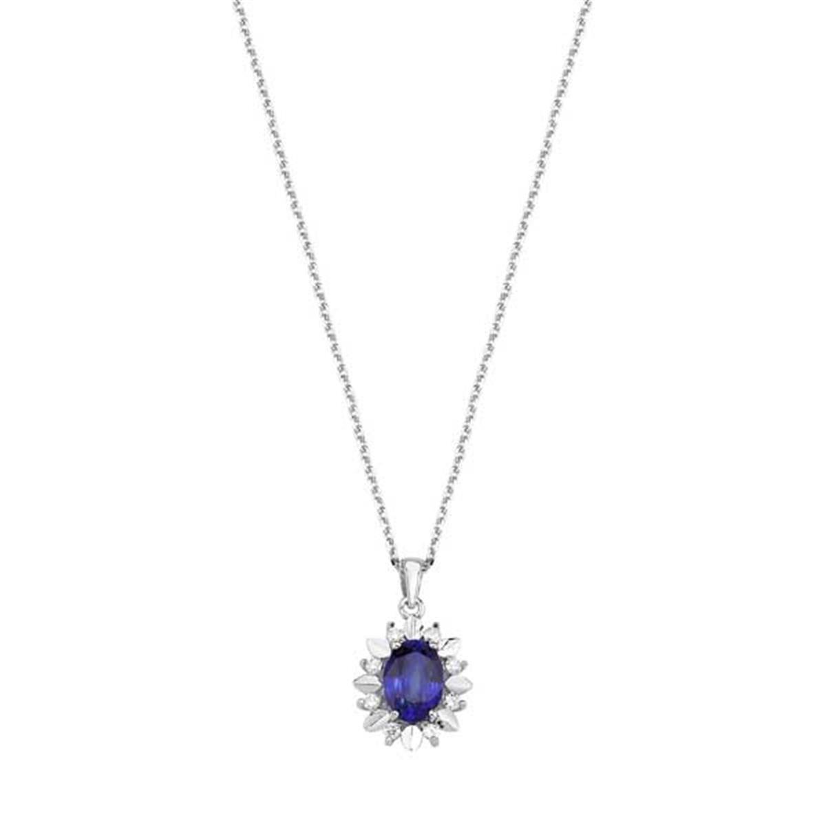 1.00 Karat Pırlanta Renkli Kolye L063652