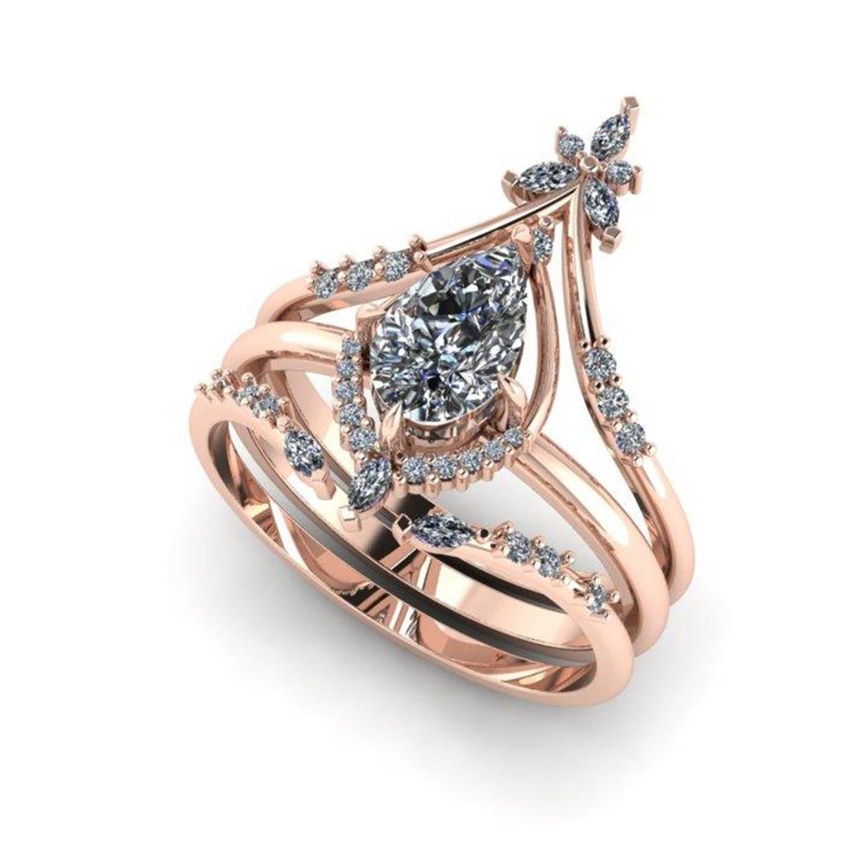 1.09 Karat Pırlanta Tasarım Yüzük L060608