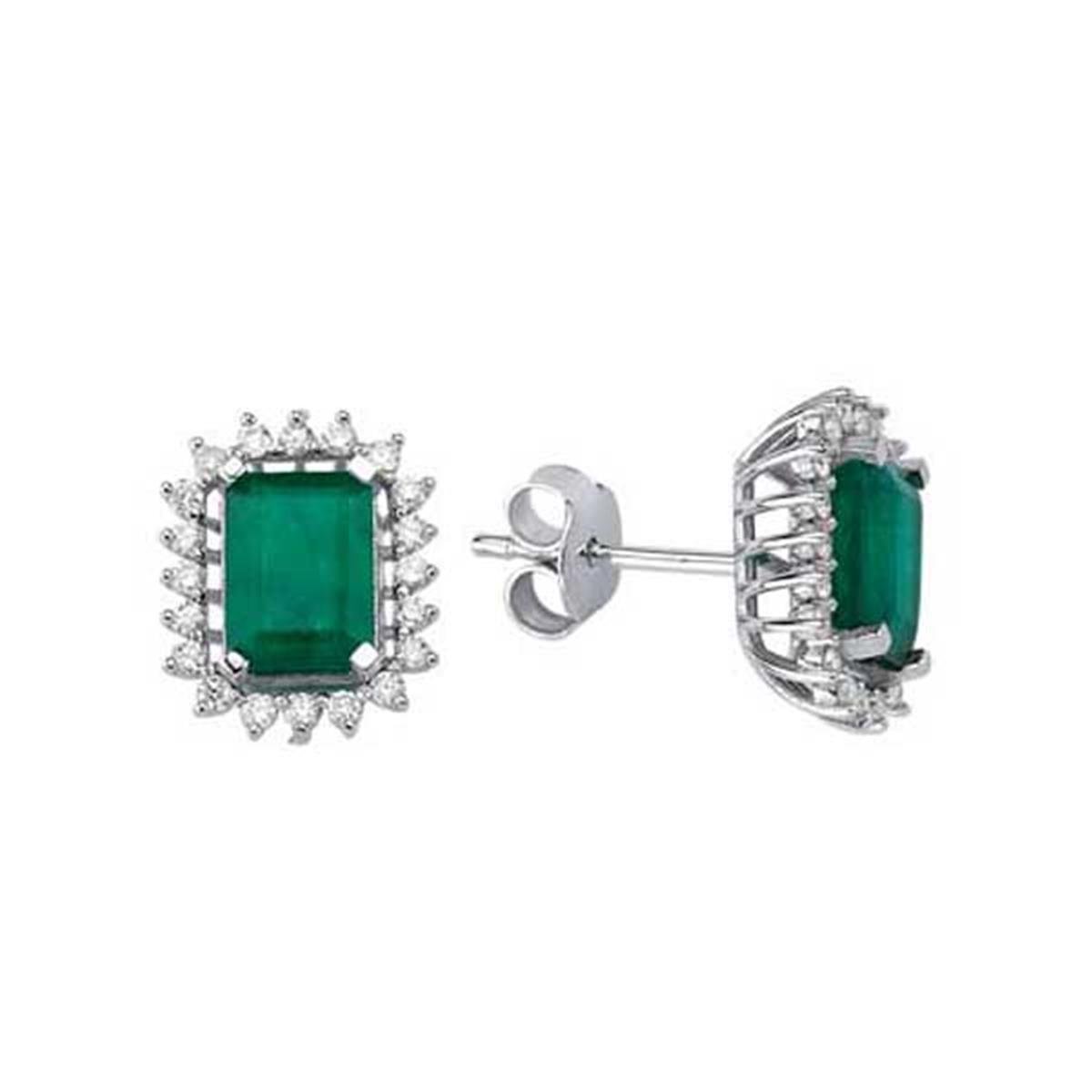 2.42 Karat Pırlanta Renkli Küpe L060342