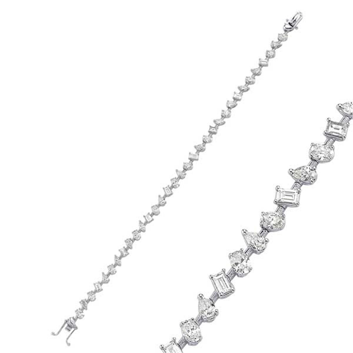 2.48 Karat Pırlanta Tasarım Bileklik L064011