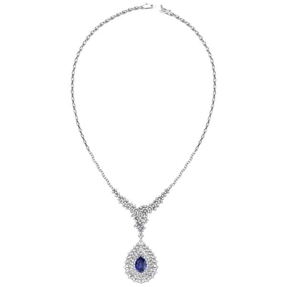 2.74 Karat Pırlanta Renkli Gerdanlık L062941