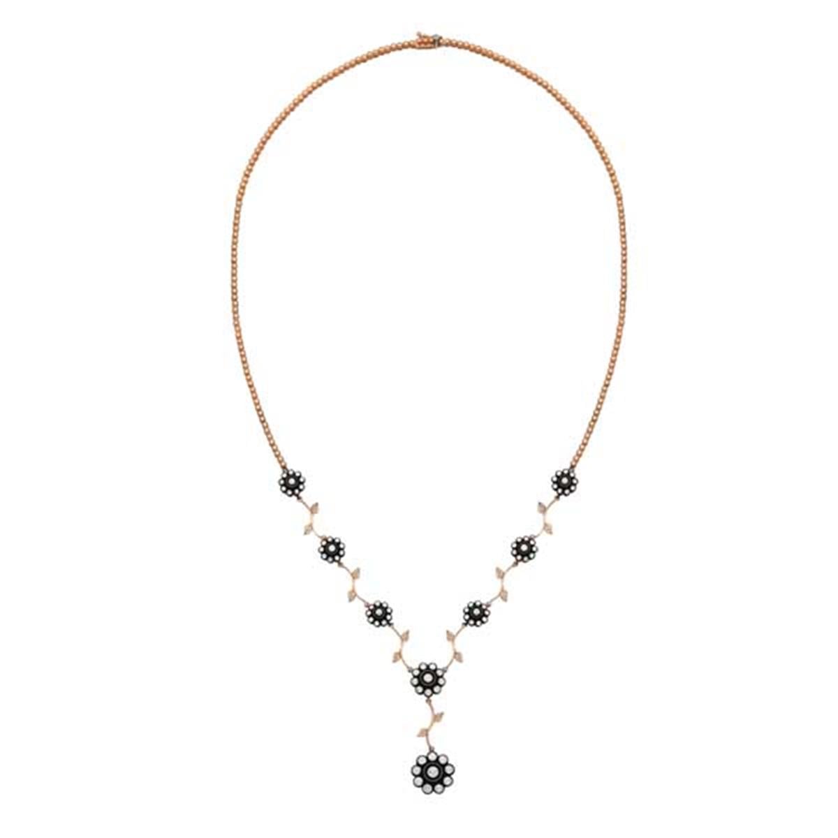 2.34 Karat Elmas Gül Gerdanlık L060856