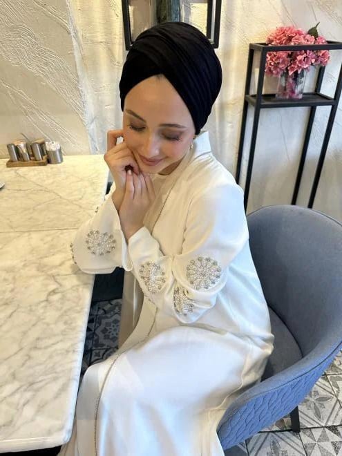 ÇİÇEK İŞLEME ABAYA