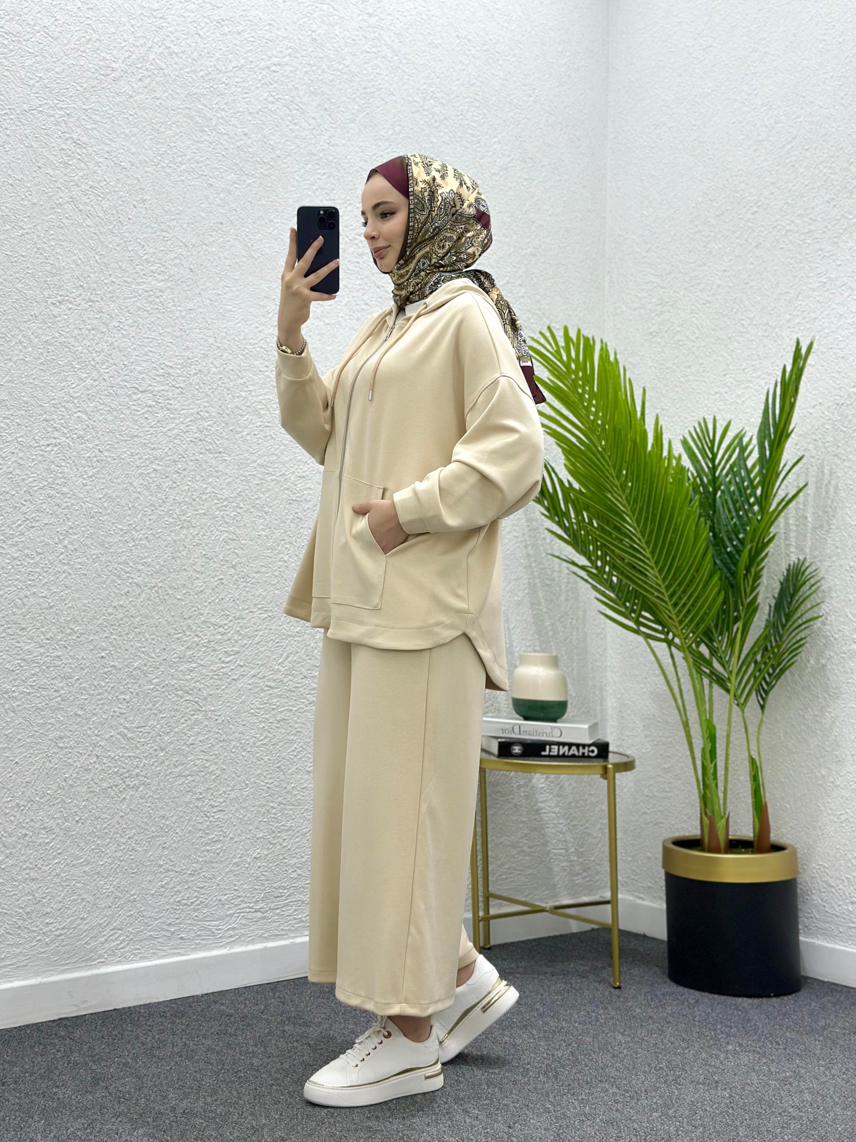 Eşofman Takım Krem