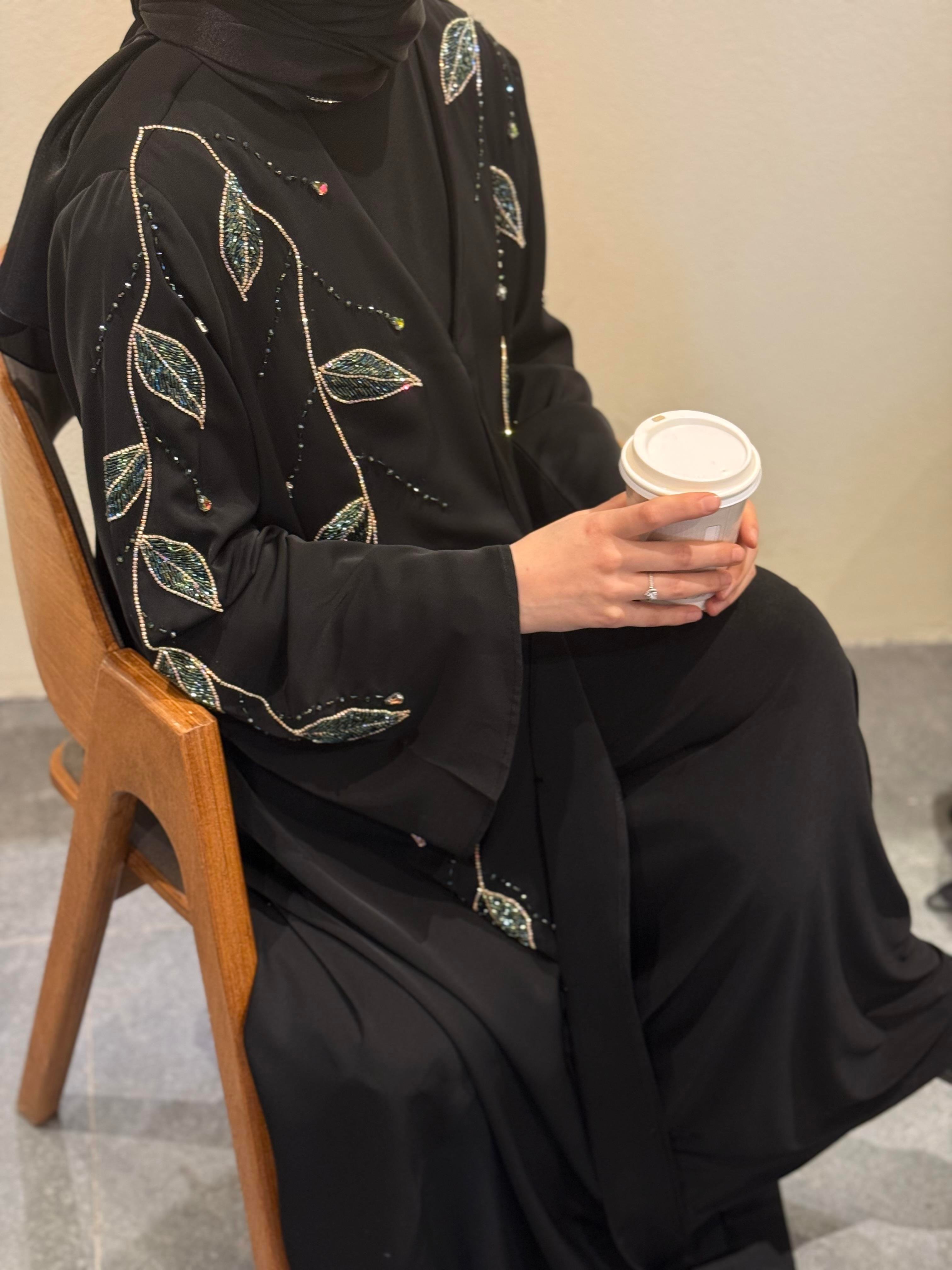İTHAL YAPRAK İŞLEME ABAYA