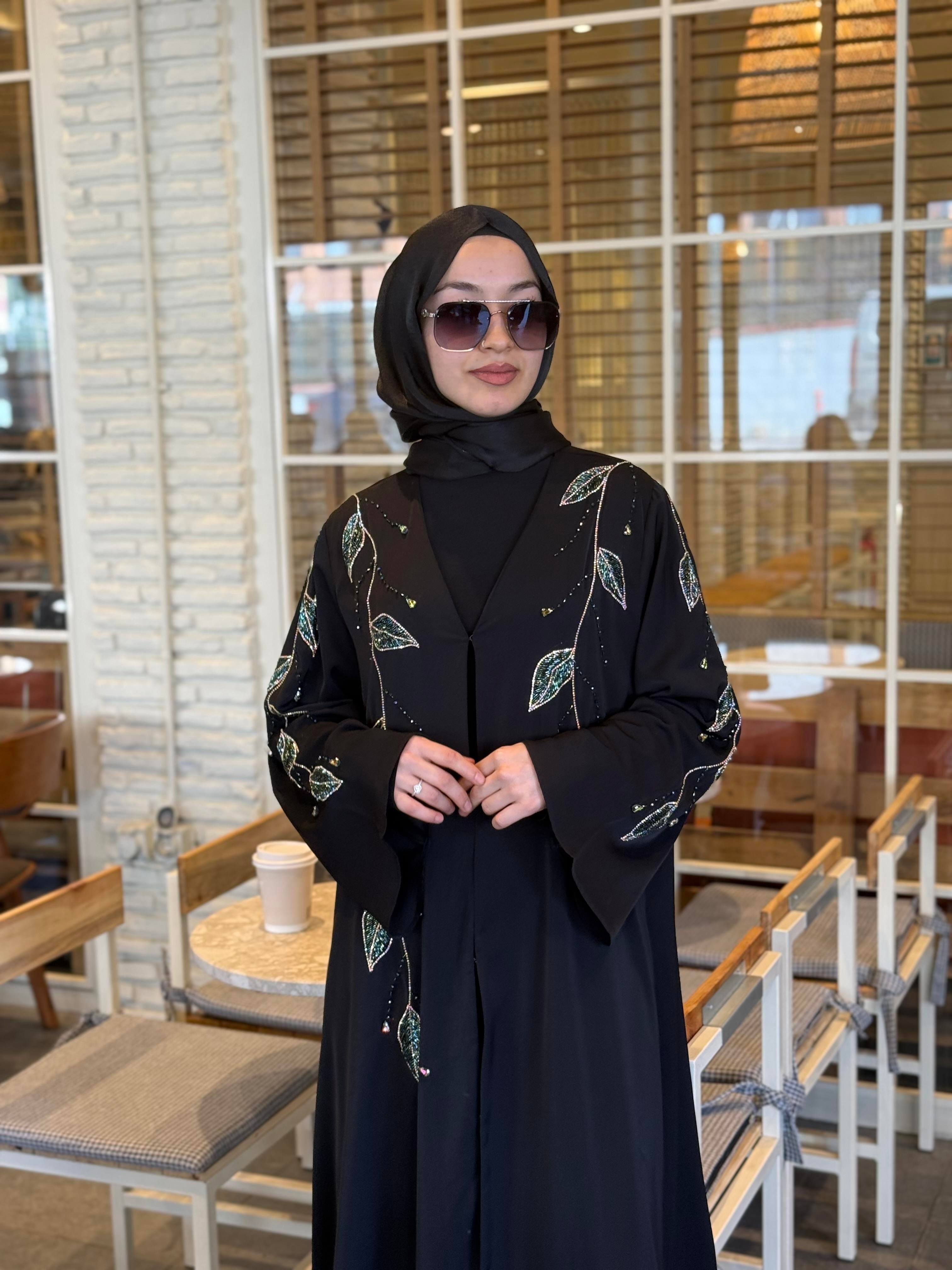 İTHAL YAPRAK İŞLEME ABAYA