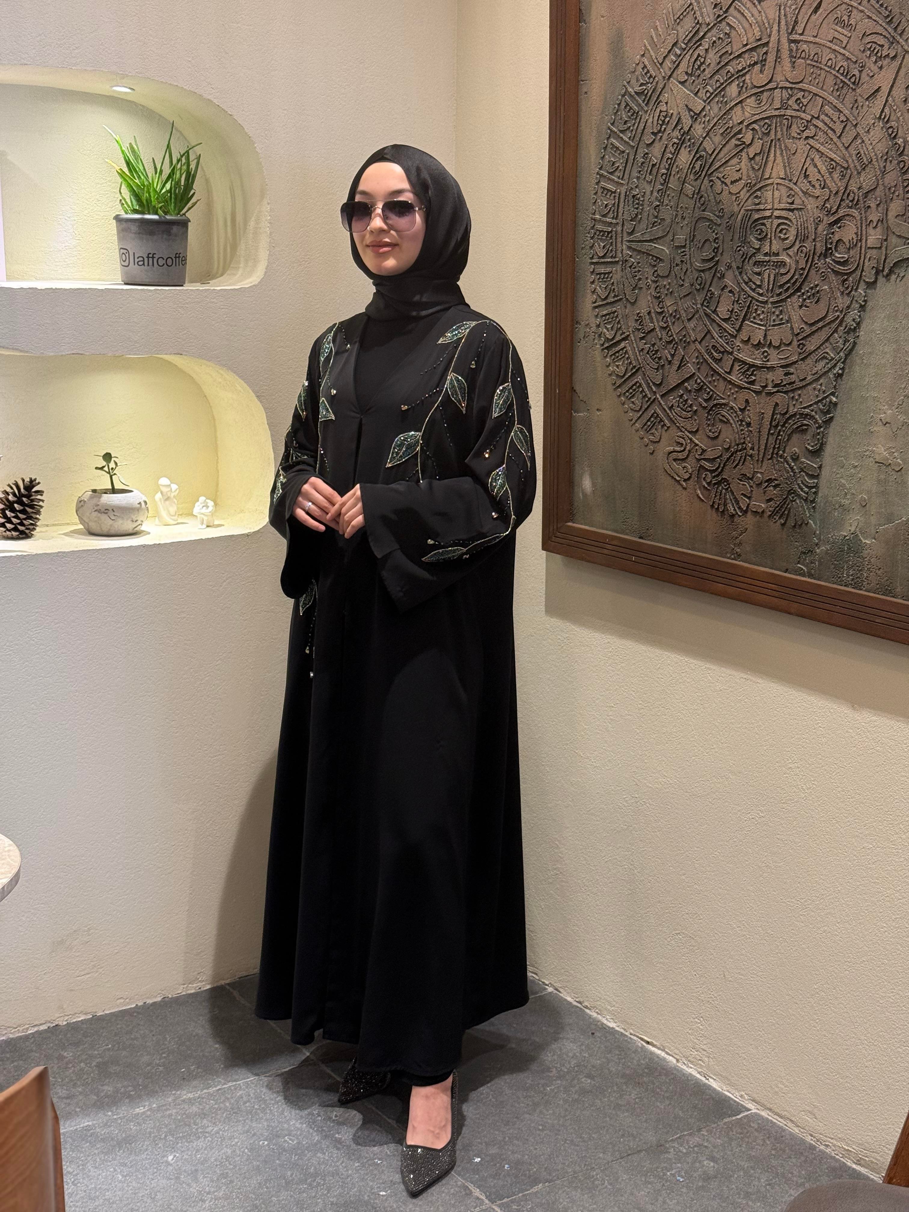 İTHAL YAPRAK İŞLEME ABAYA