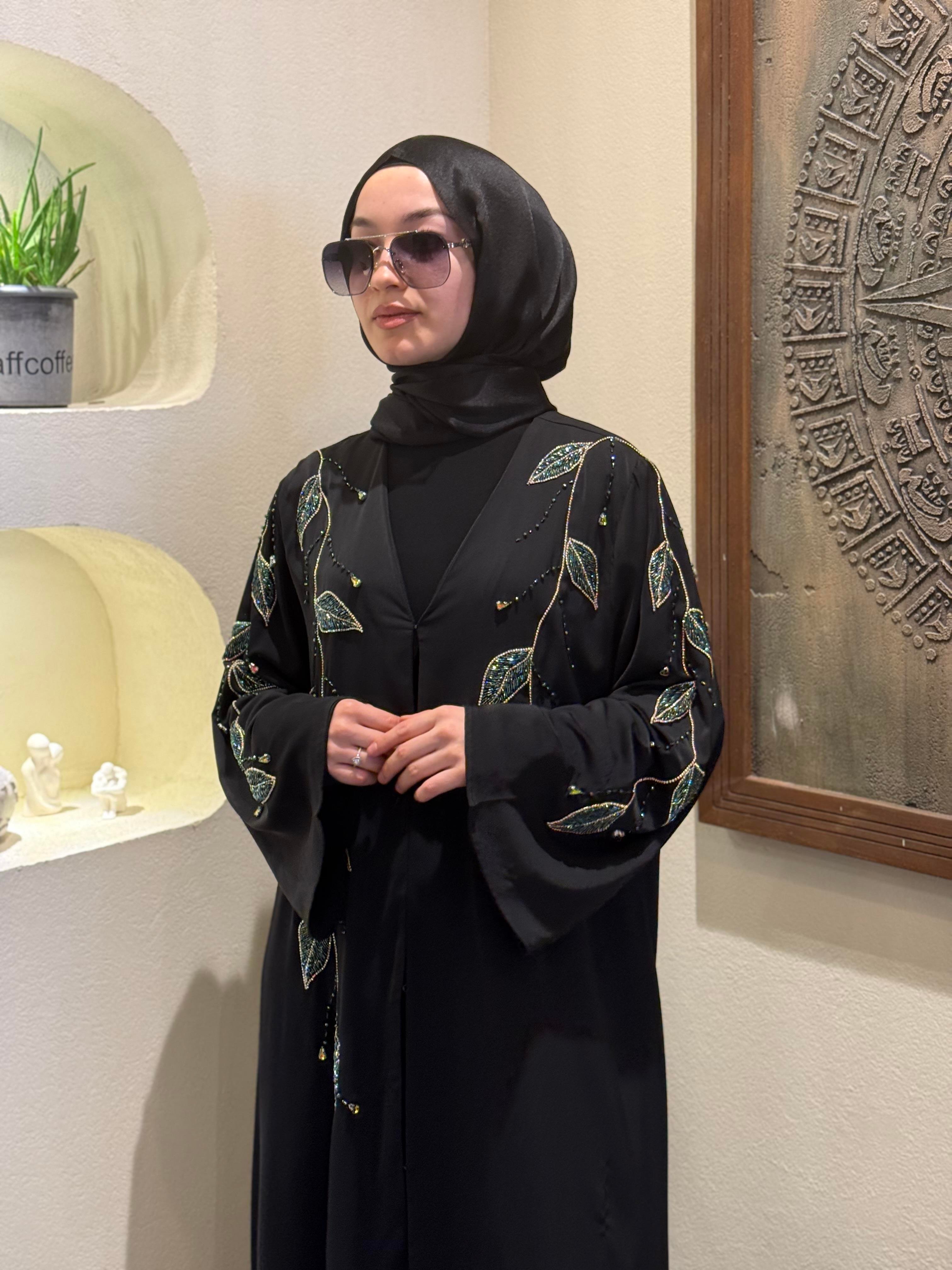 İTHAL YAPRAK İŞLEME ABAYA