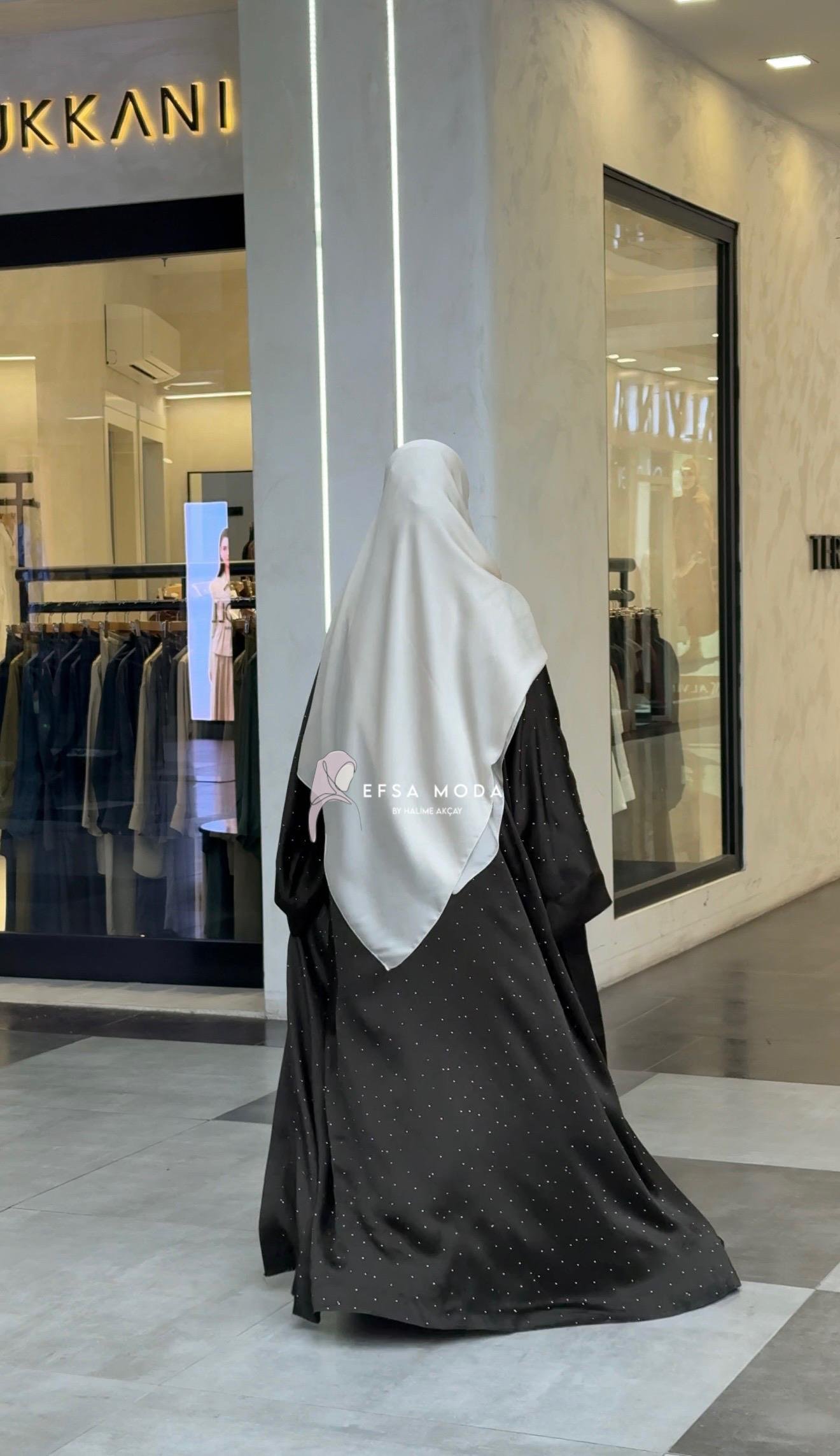 NOKTA ZERAFET ABAYA TAKIM