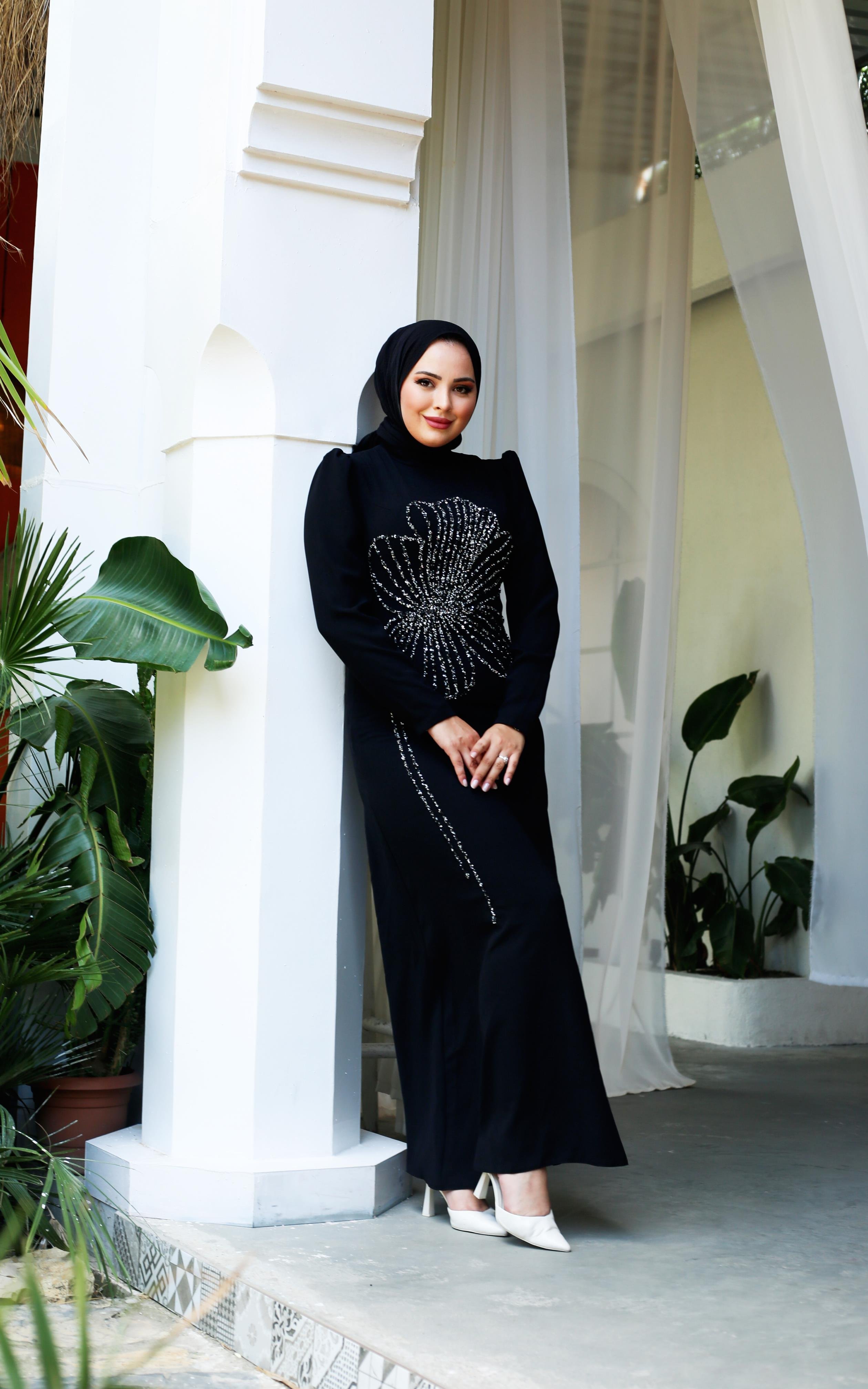 Nursema Elbise Siyah