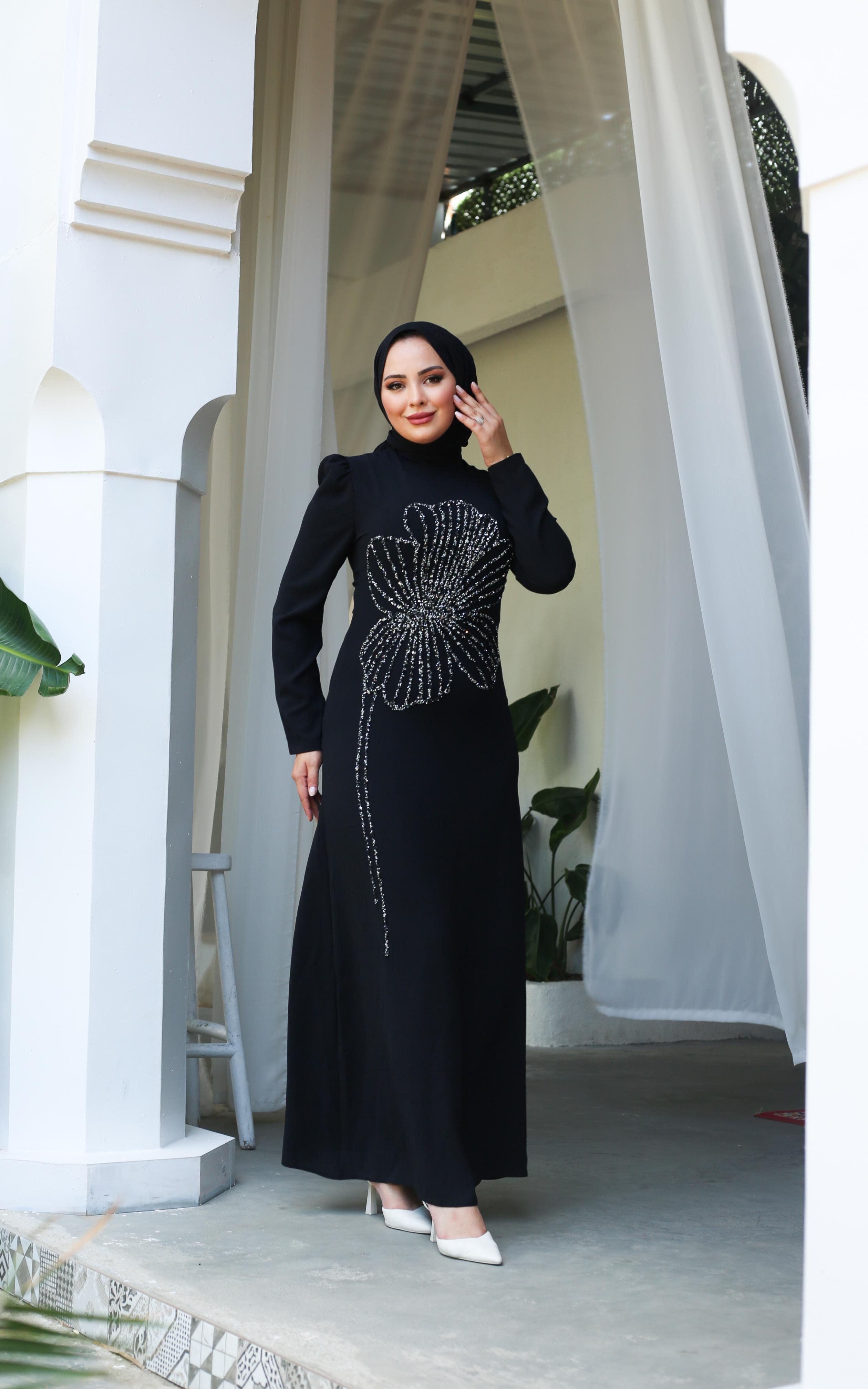 Nursema Elbise Siyah