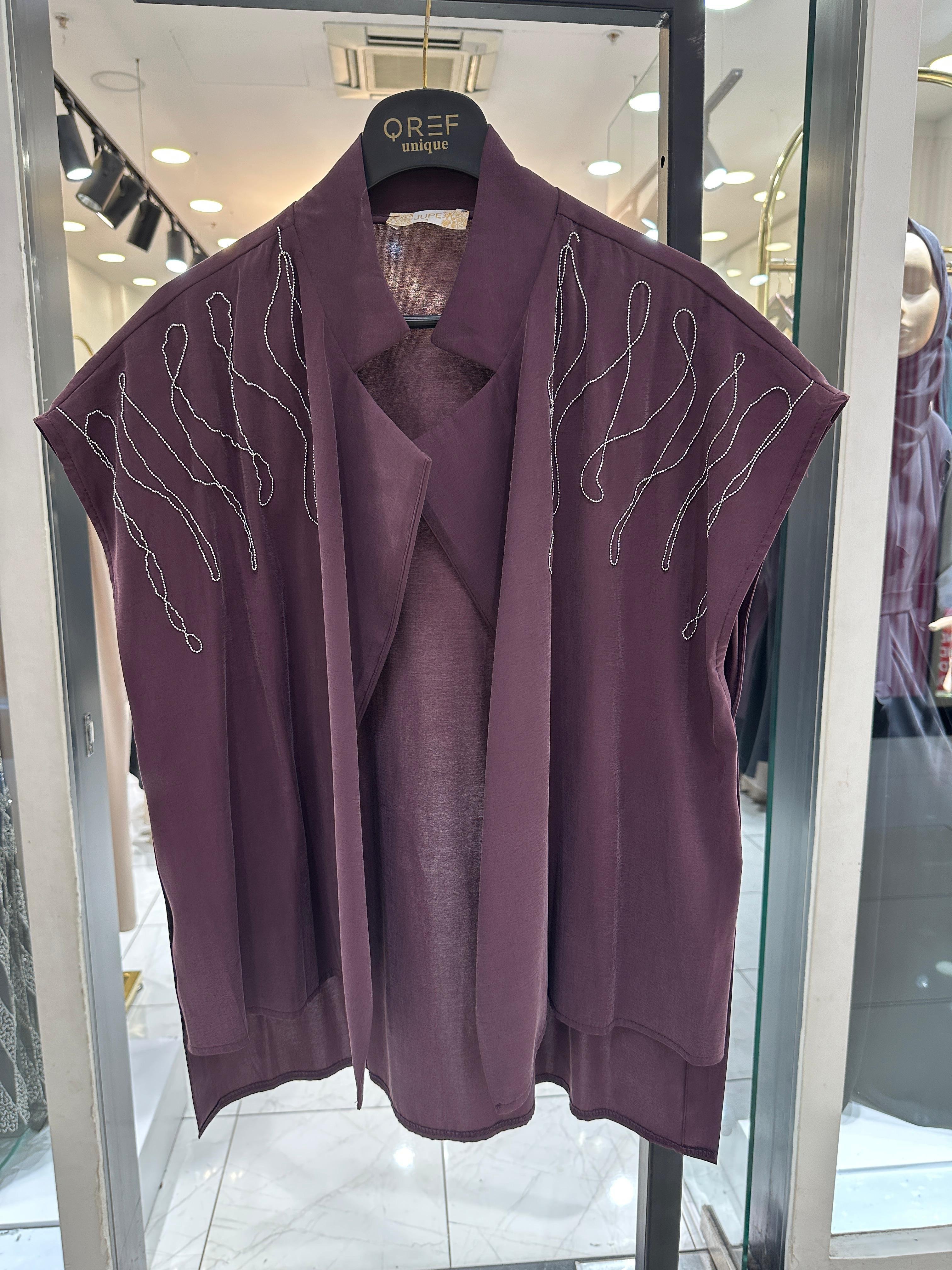 ROSELLE TAŞ DETAYLI ELBİSE