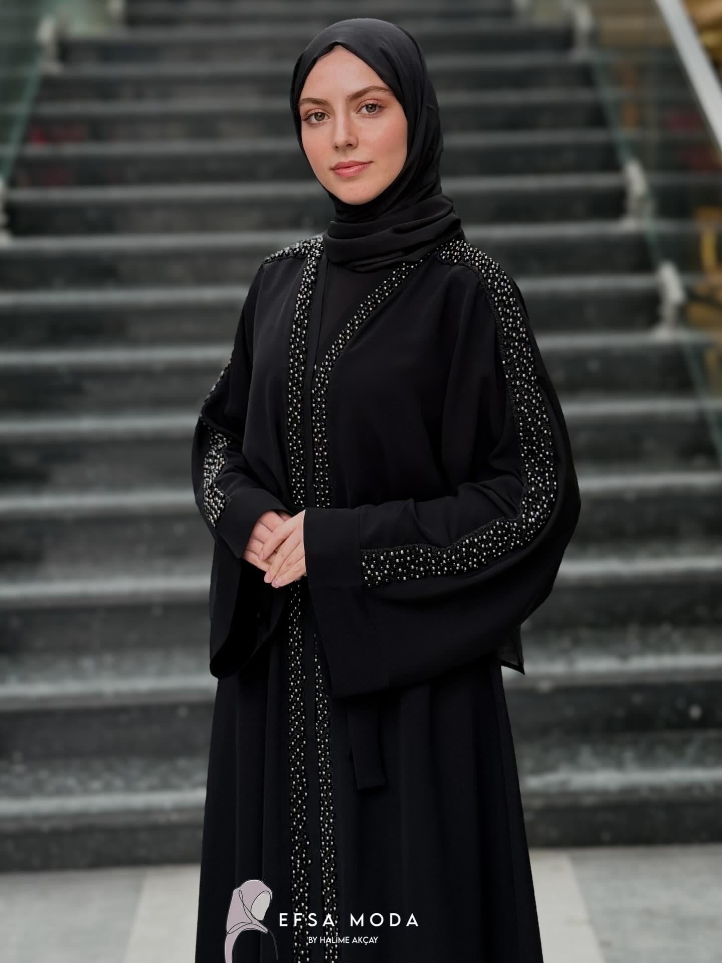 SAHRA TAŞLI ABAYA