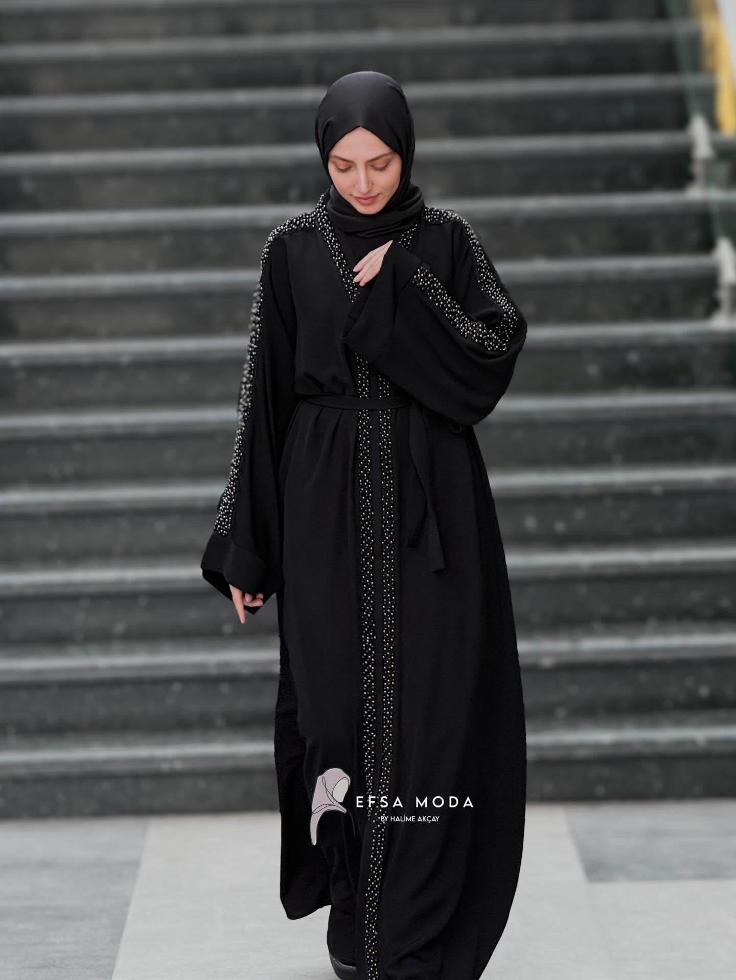 SAHRA TAŞLI ABAYA