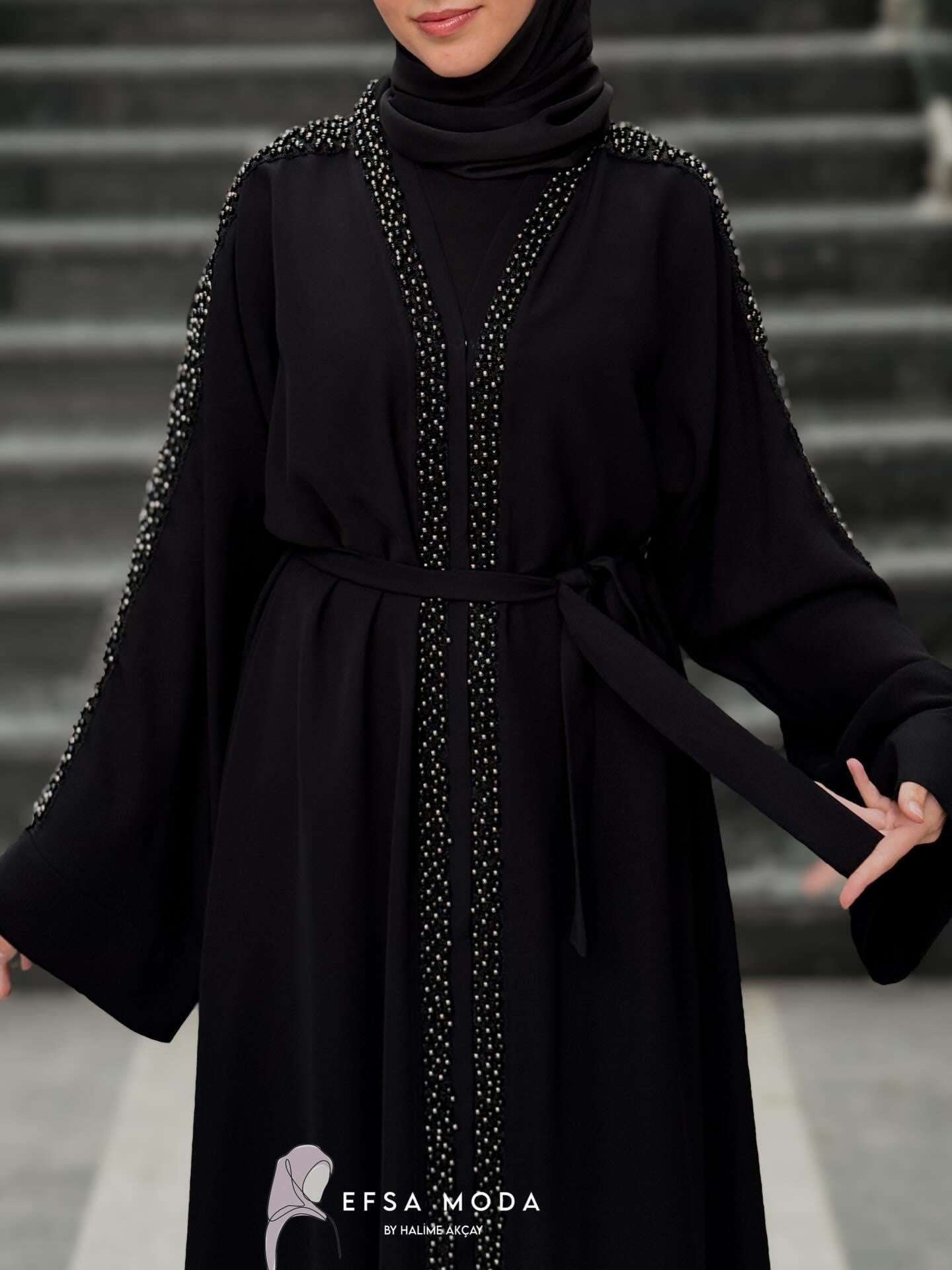 SAHRA TAŞLI ABAYA