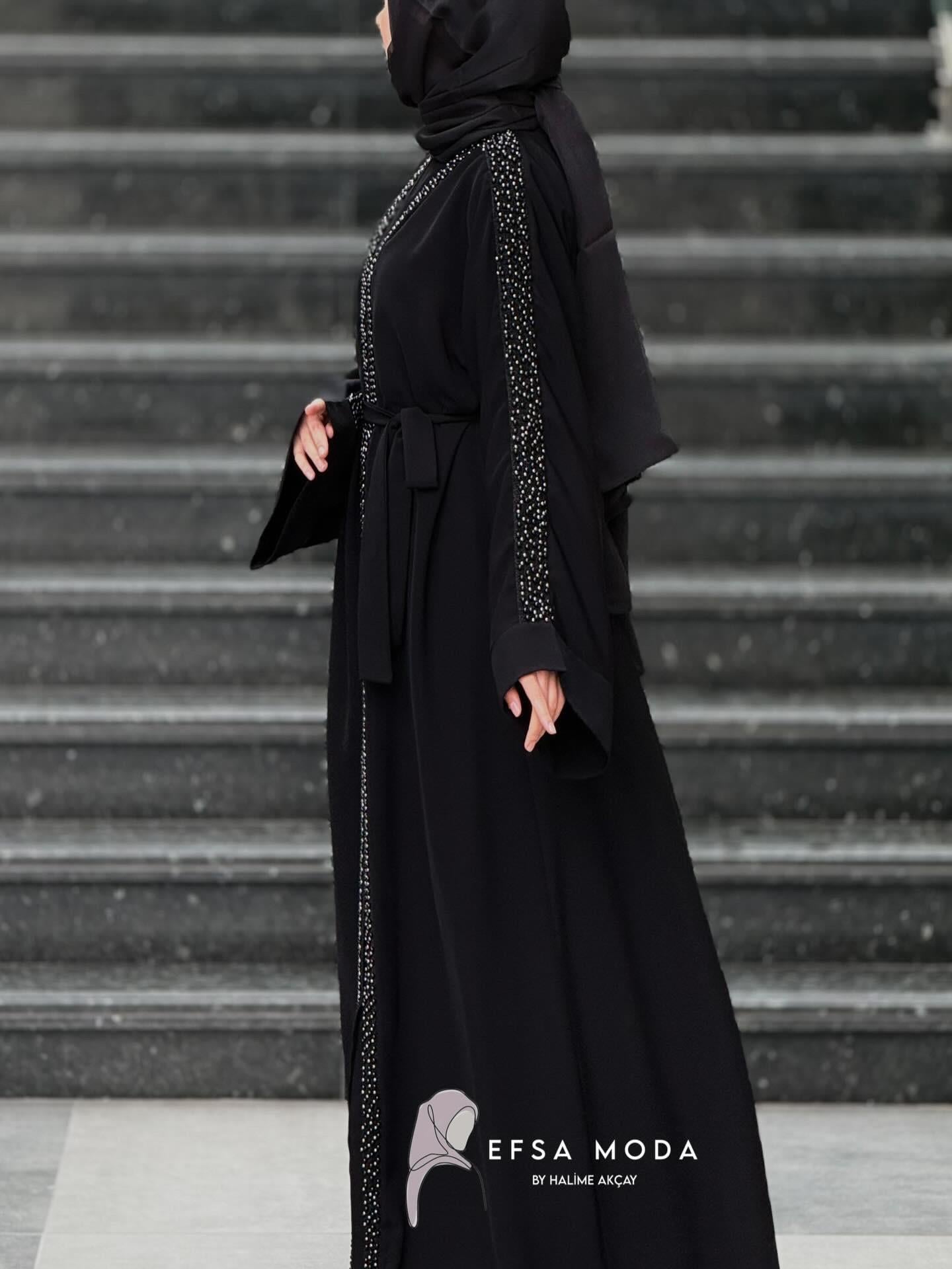 SAHRA TAŞLI ABAYA