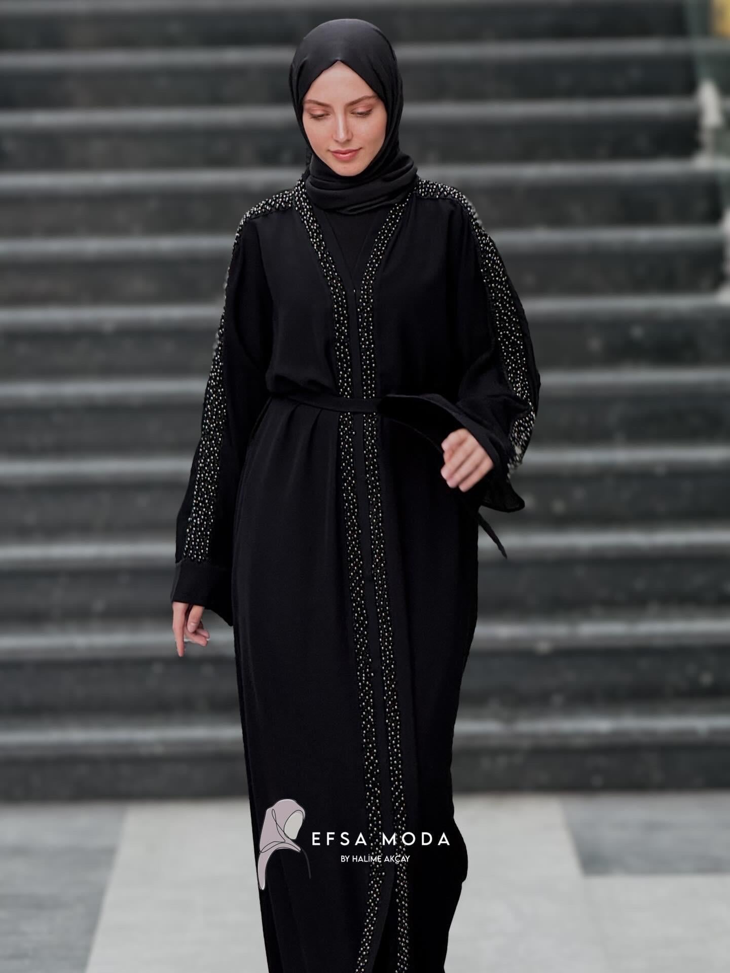 SAHRA TAŞLI ABAYA