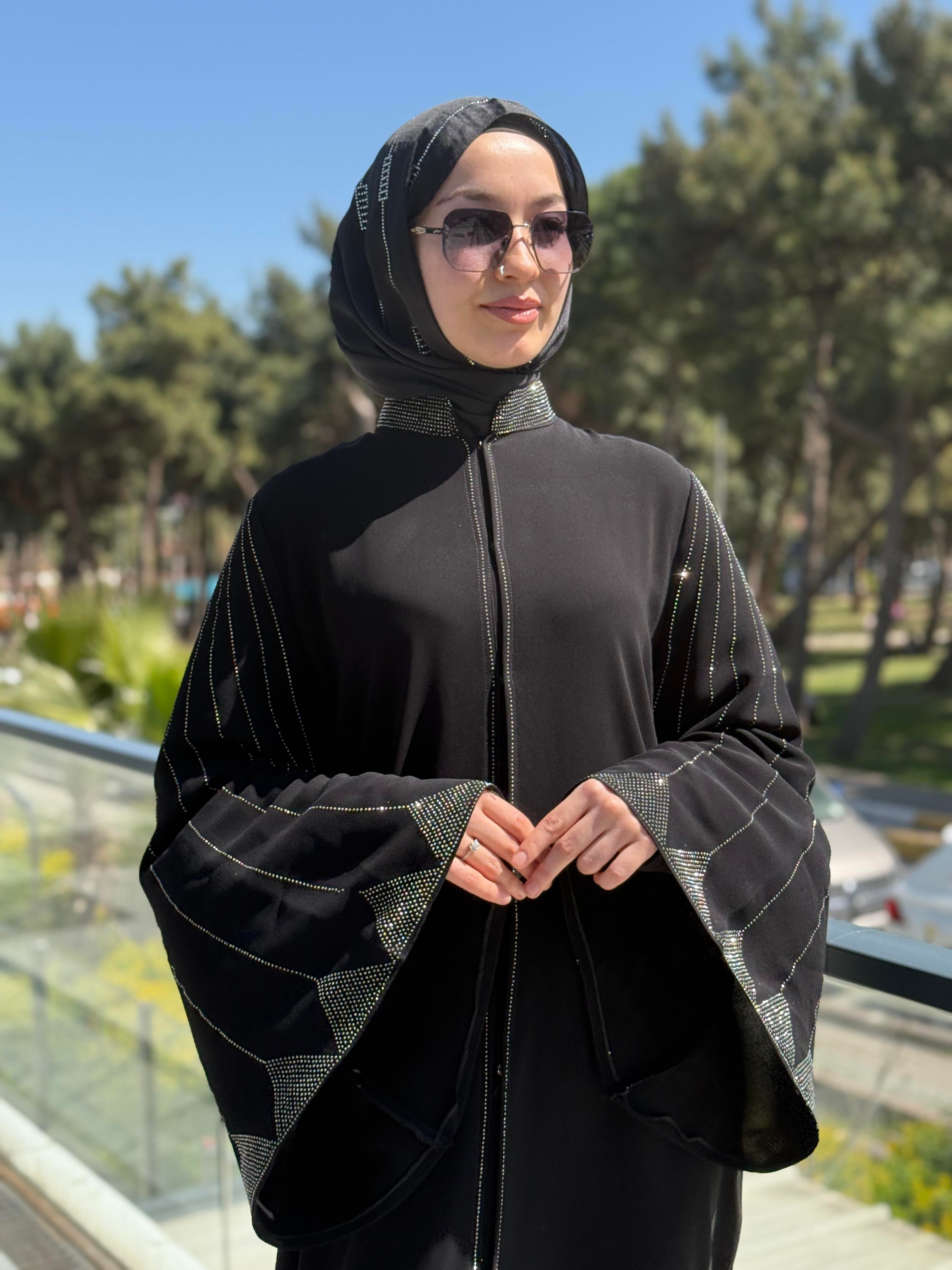 YARASA KOL TAŞLI ABAYA
