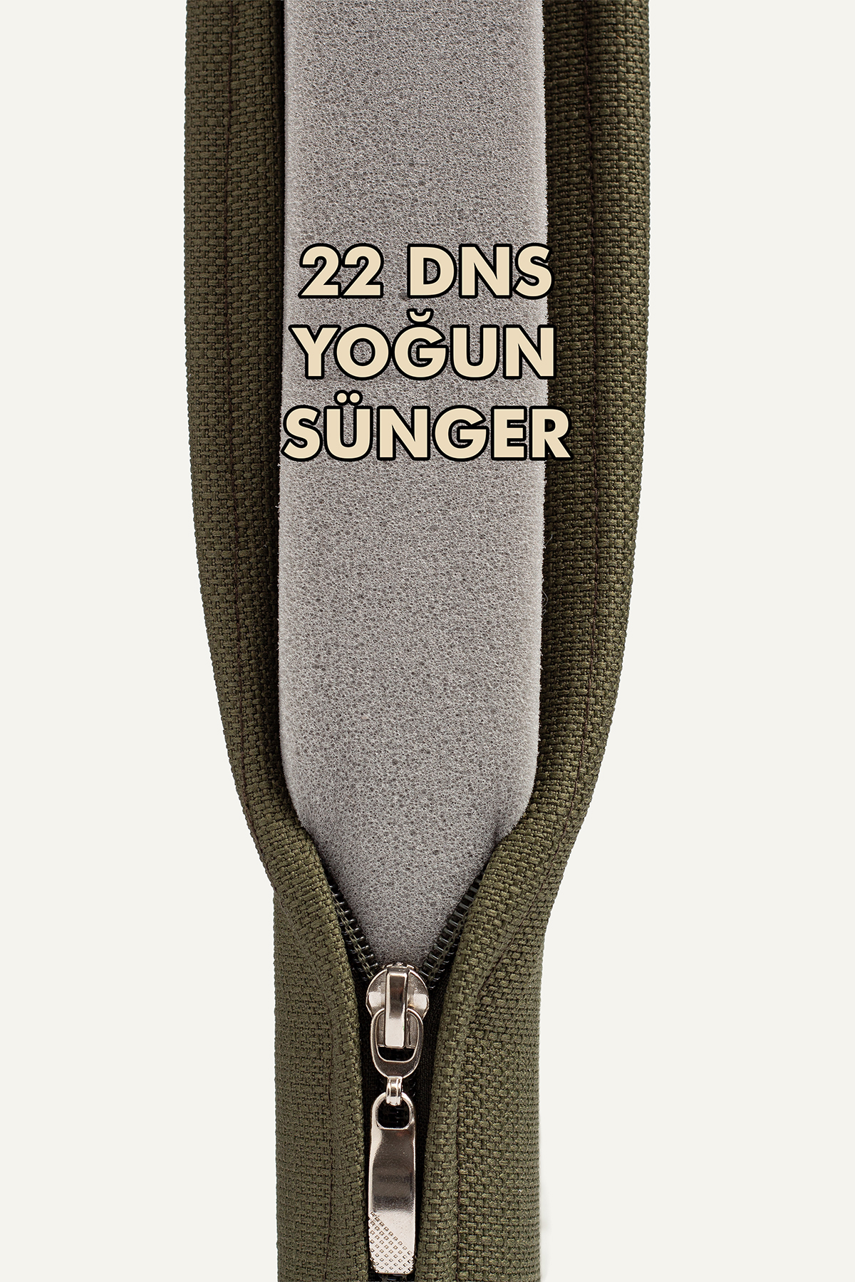 MNDRSUGCRMZ26-6lıSu Geçirmez Sandalye Minderi Fermuarlı Bağcıklı 22 dns Sünger 