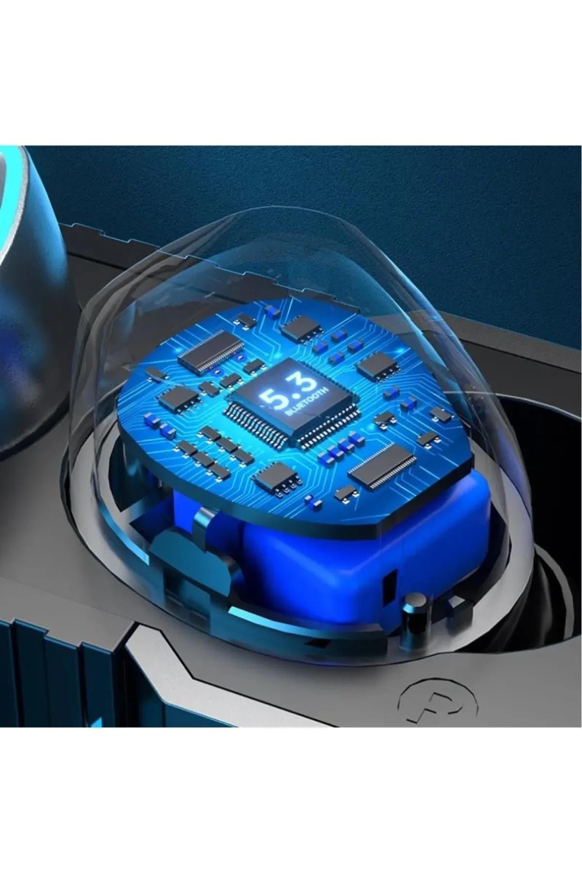 A RELAX TEAM AY-09 Tws Bluetooth 5.3 Su Geçirmez Oyuncu Spor Kablosuz Dokunmatik Müzik Kulaklığı