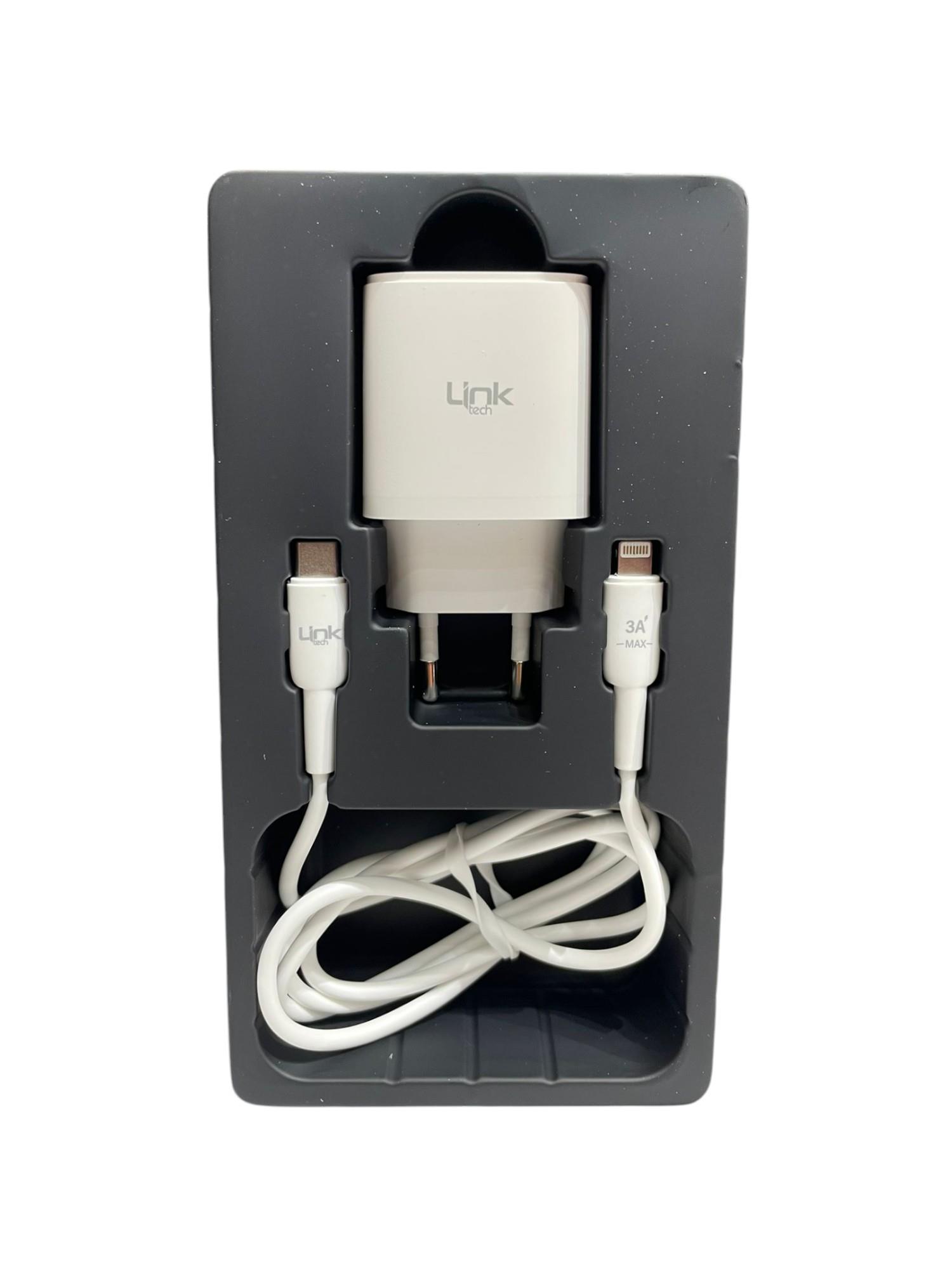 C308 Safe Tip-C Lightning Kablolu 20W Hızlı Şarj Cihazı