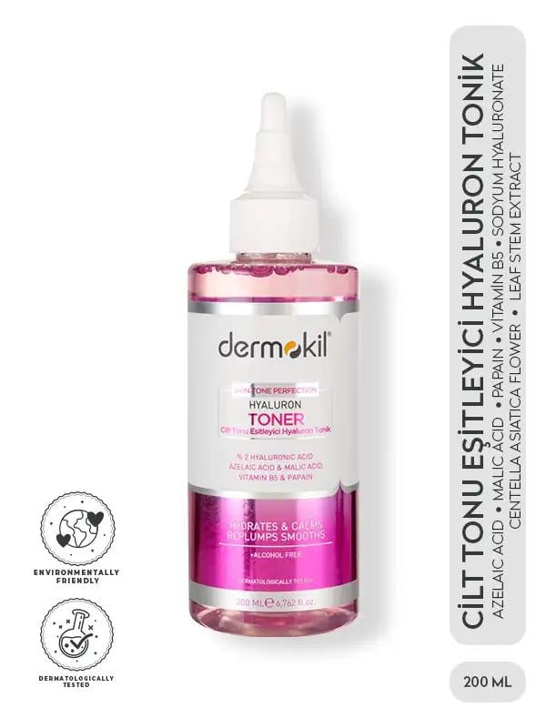 Dermokil HYOLURON TONER Cİlt Tonu Eşitleyici Hyaluron Tonik 200 ml