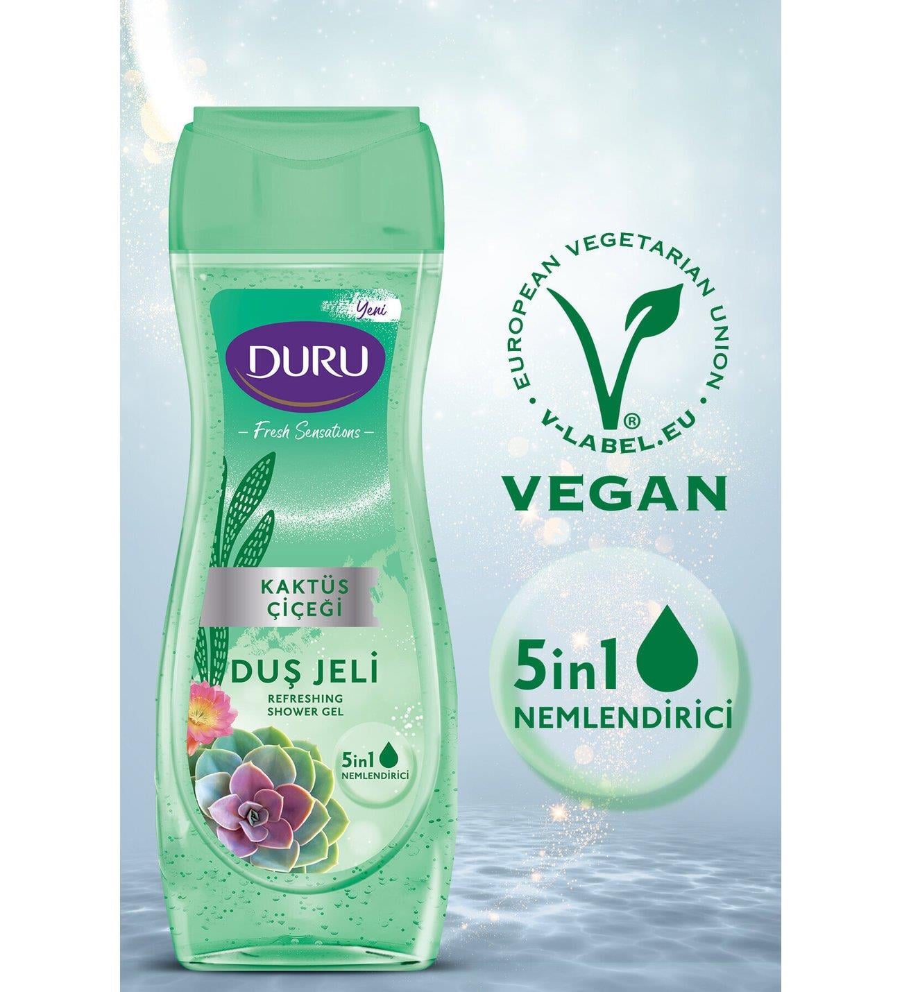 Duru Fresh Sensations Kaktüs Çiçeği Duş Jeli 450 ml