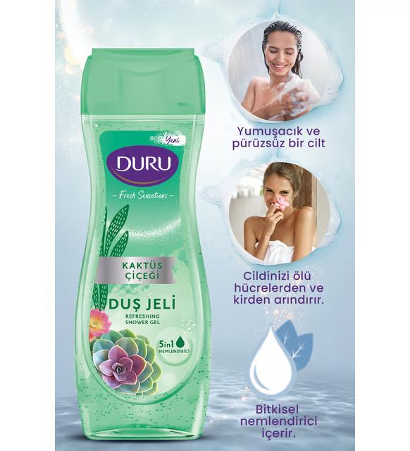 Duru Fresh Sensations Kaktüs Çiçeği Duş Jeli 450 ml