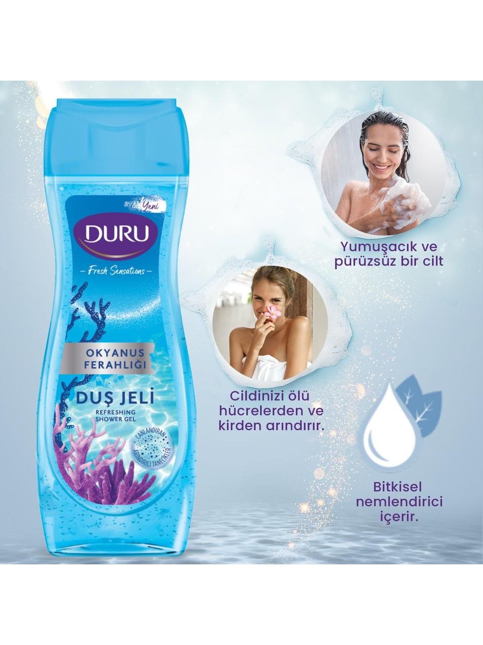 Duru Fresh Sensations Okyanus Tazeliği Duş Jeli 450 ml