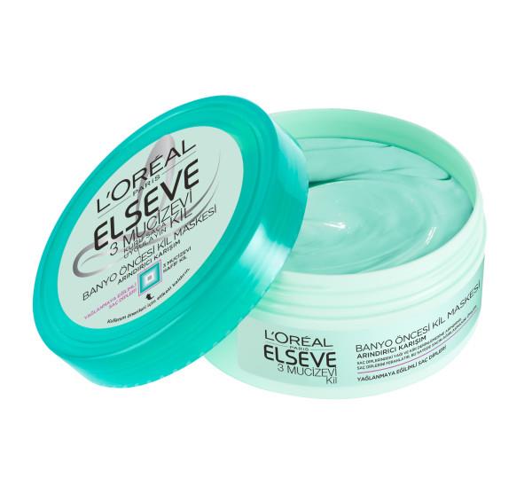 Elseve 3 Mucizevi Kil Banyo Öncesi Kil Maskesi 150 ml