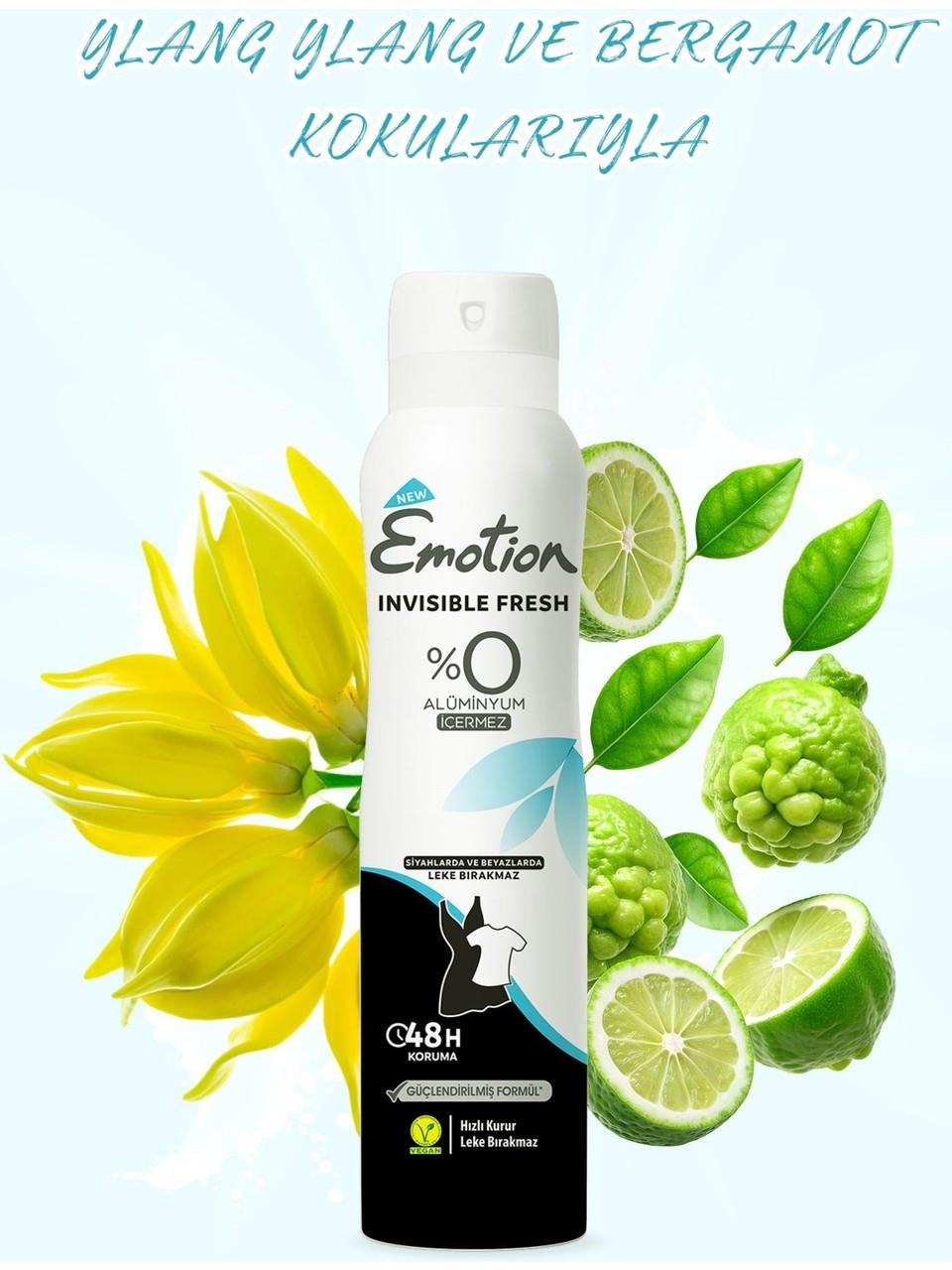 Emotion Invısıble Fresh Deodorant 150 ml