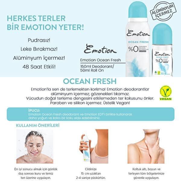 Emotion Ocean Fresh Deodorant 150 ml
