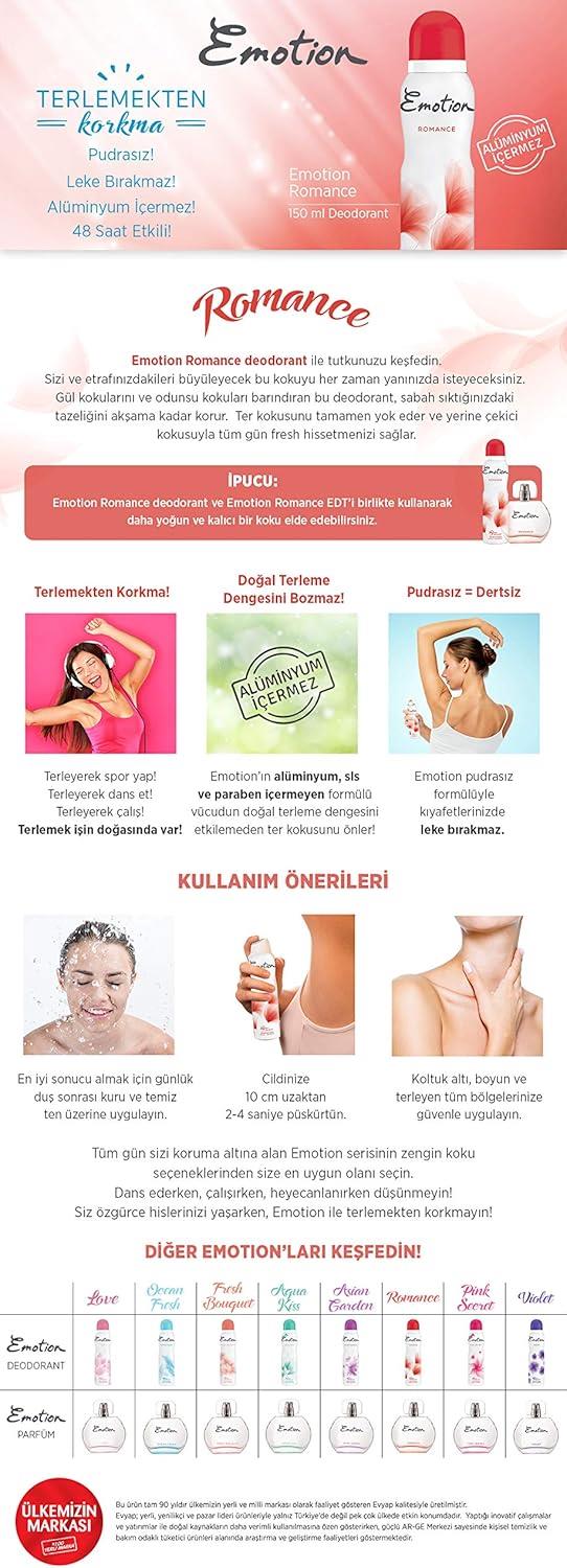 Emotion Romance deodorant 150 ml