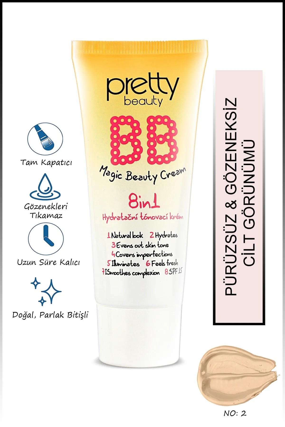 Gold Pretty Beauty (No:02) BB Magic Beauty Cream 8in1 Hydratacni Tonovaci Krem 12 m