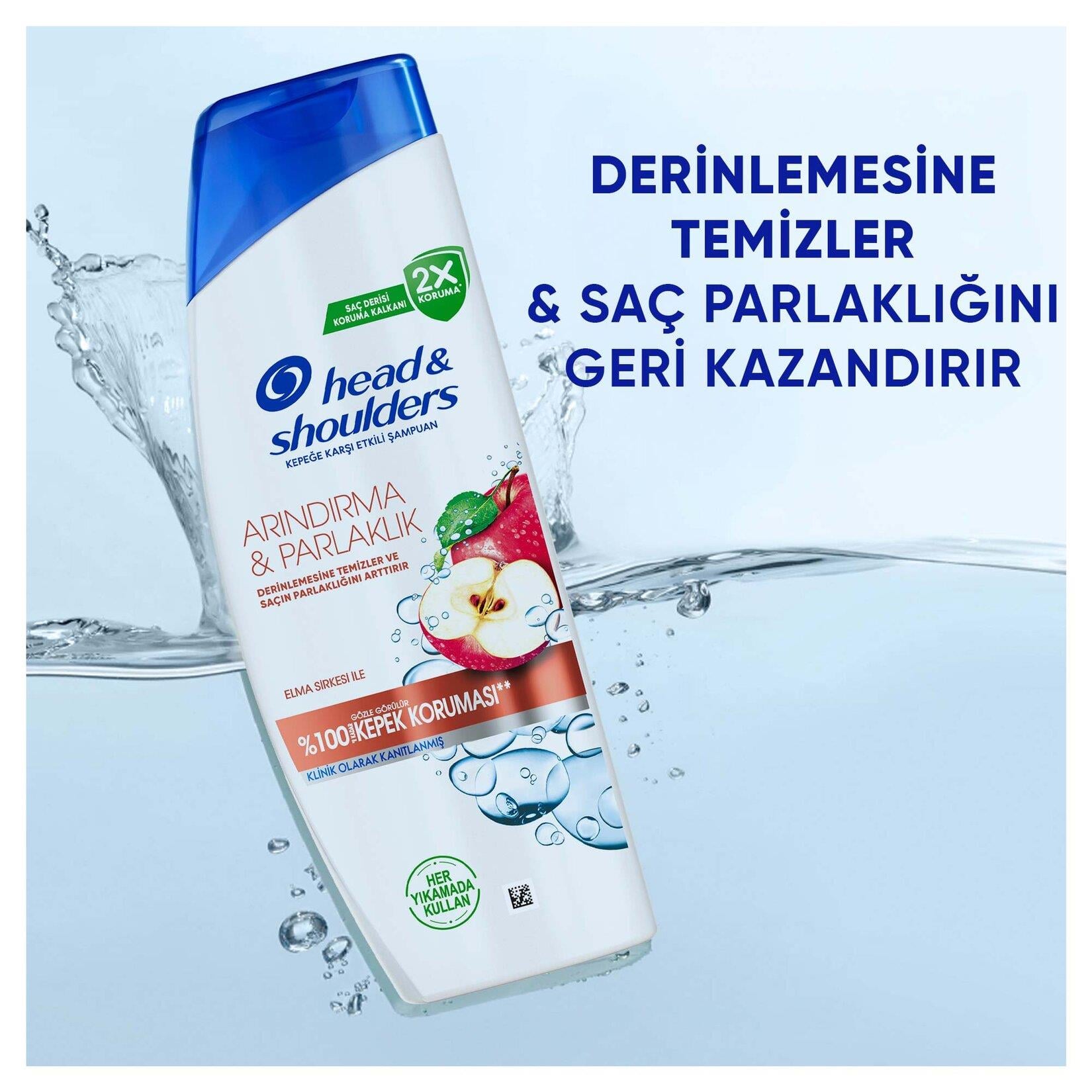 Head&Shoulders Arındırma&Parlaklık Şampuan 330 ml