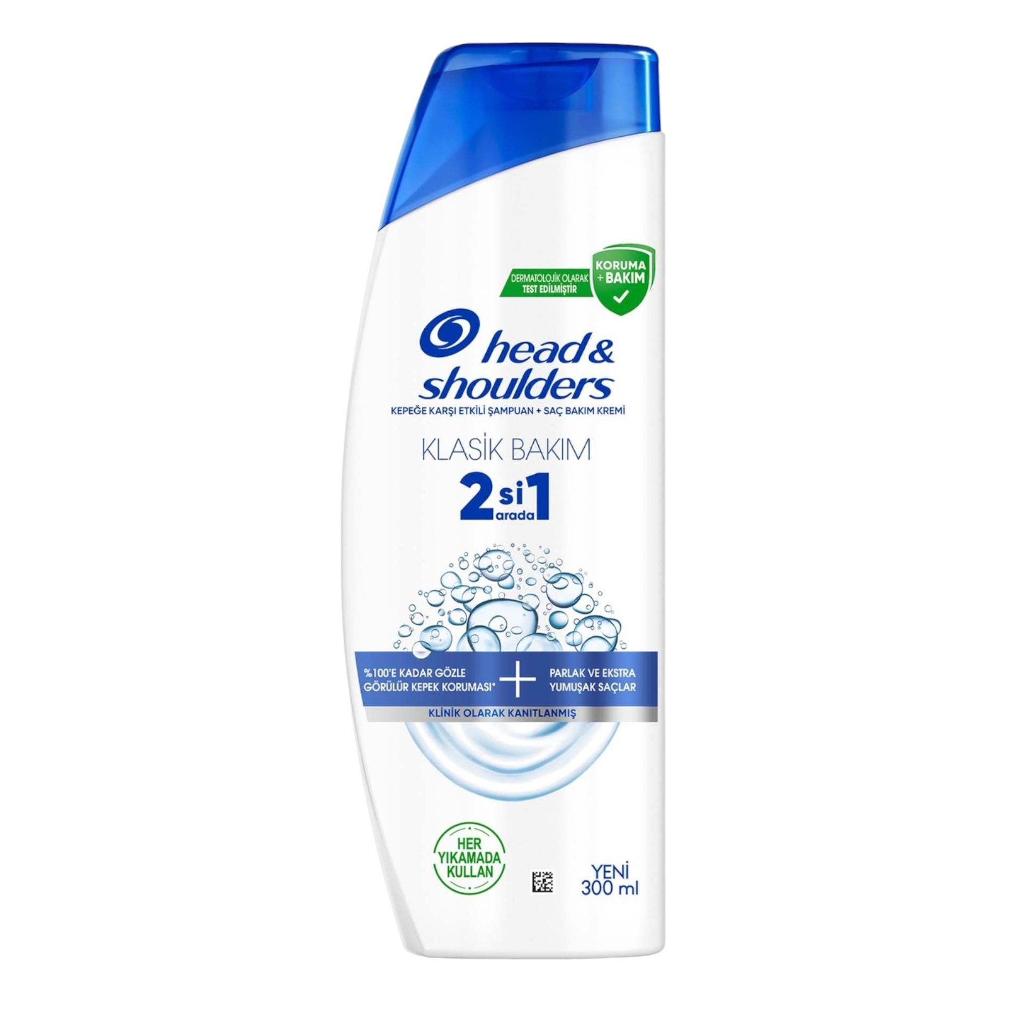Head&Shoulders Klasik Bakım 2si1arada Şampuan+Saç Bakım Kremi 300 ml