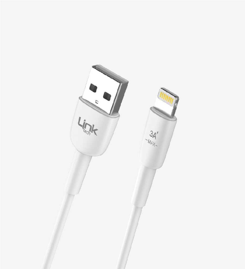 Link Tech K601 Safe 3A USB-A Lightning Şarj Kablosu