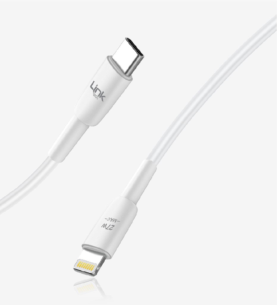 Link Tech K603 Safe PD 30W Tip-C Lightning Şarj Kablosu