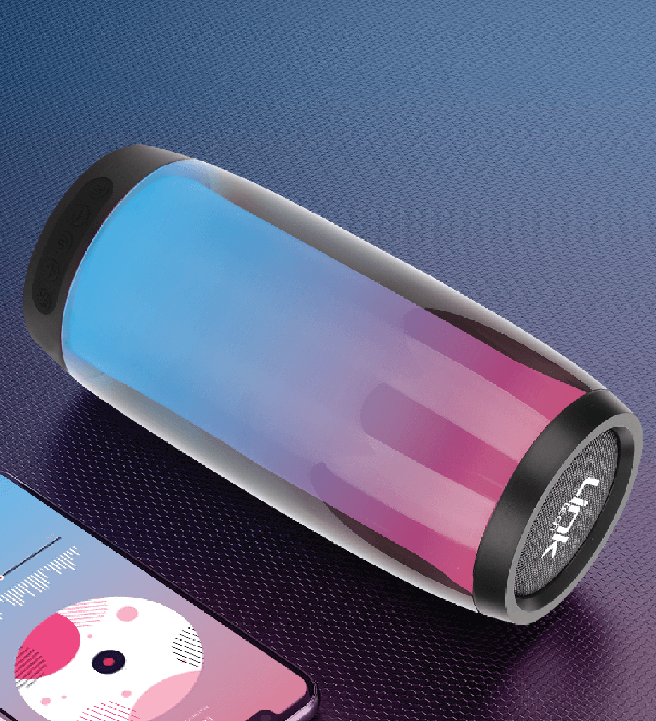 Link Tech R115 Taşınabilir RGB Işıklı Bluetooth Hoparlör