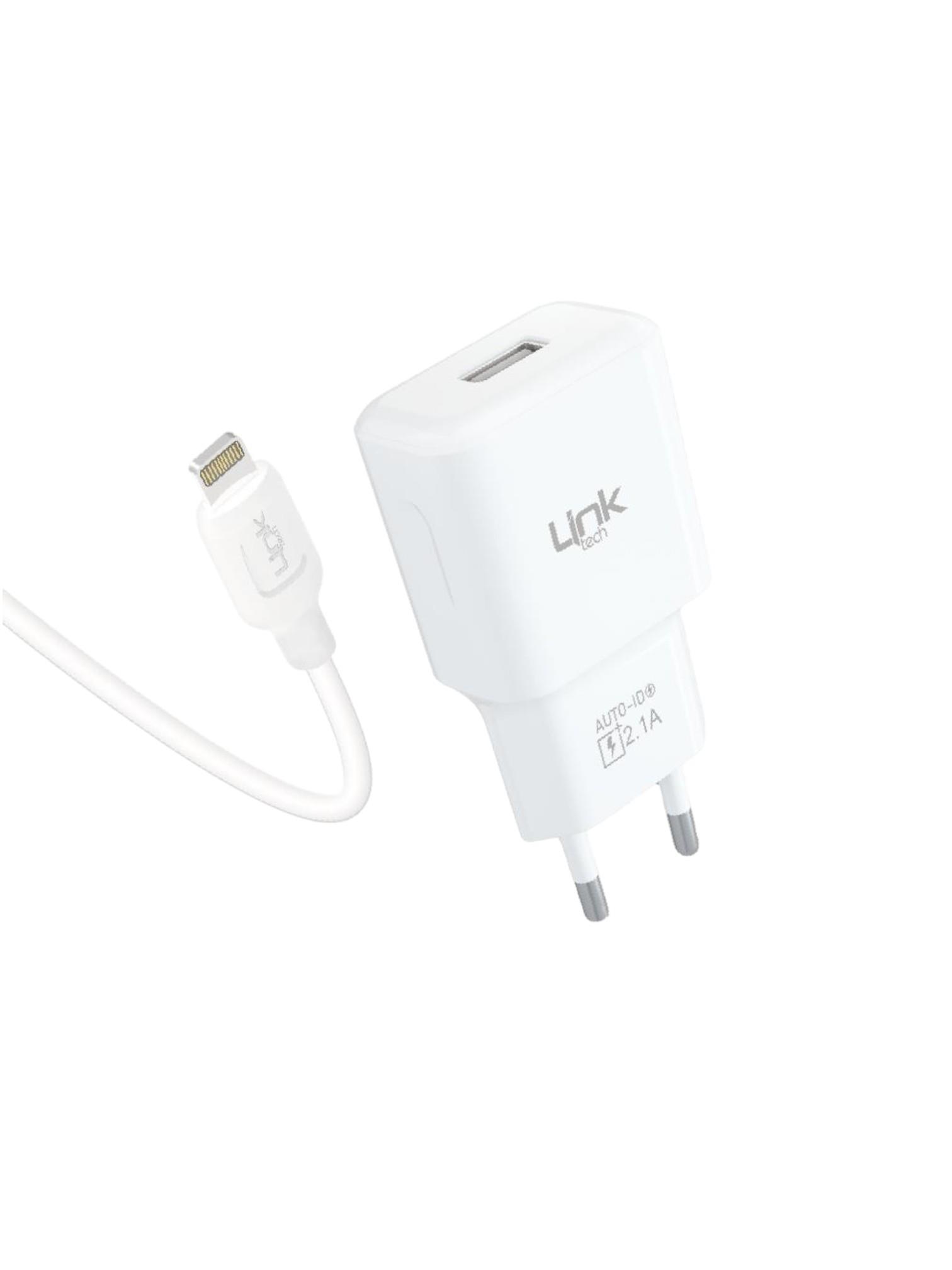 Link Tech T442e Strong Çevre Dostu 2.1A Lightning Kablolu Şarj Aleti