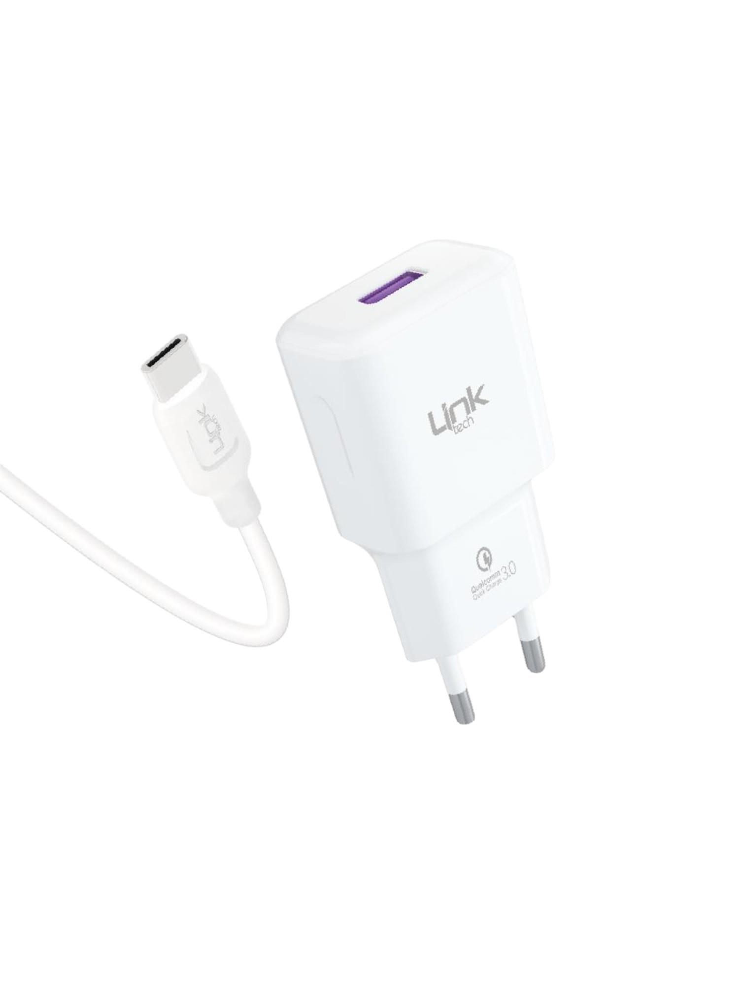 Link Tech T443e Strong Çevre Dostu 18W Hızlı Tip-C Kablolu Şarj Aleti
