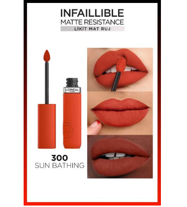 L'oreal Ruj Inf La Matte Resıstance 300