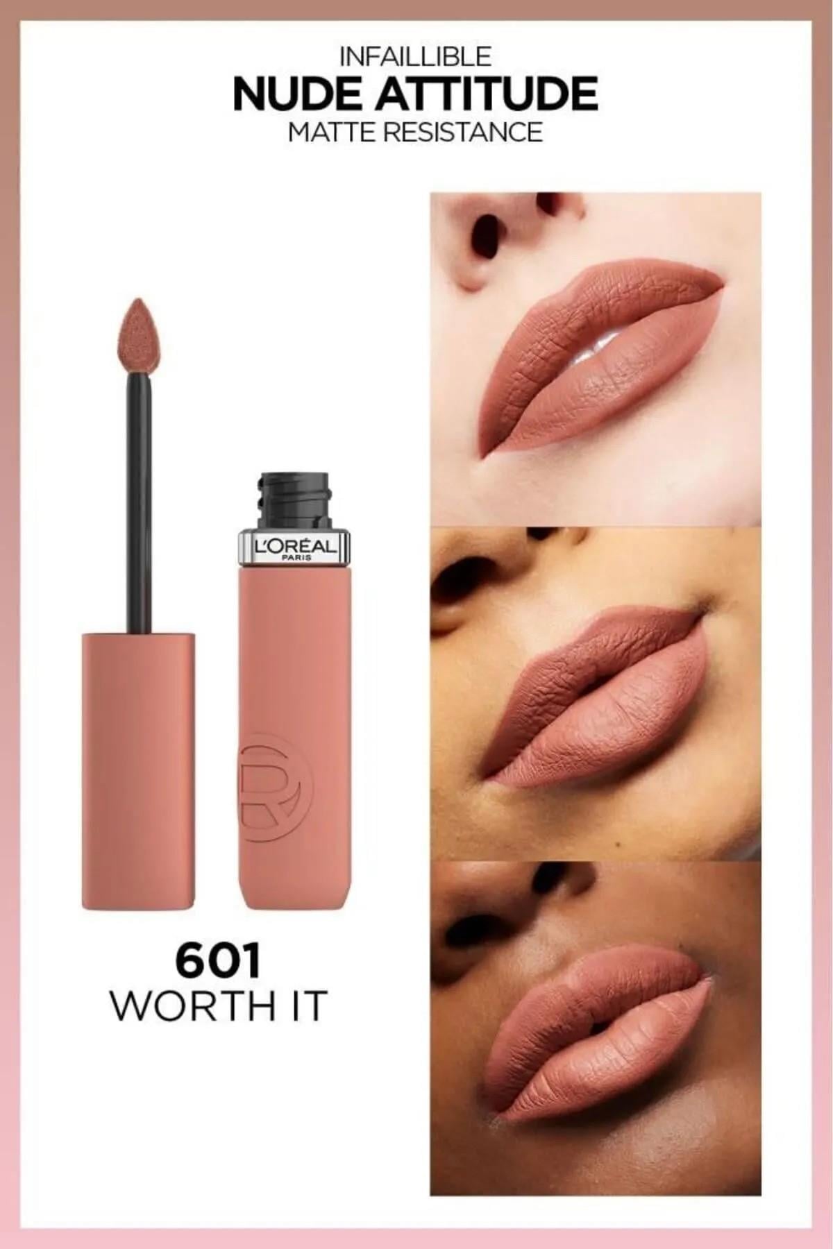 L'oreal Ruj Inf La Matte Resıstance 601