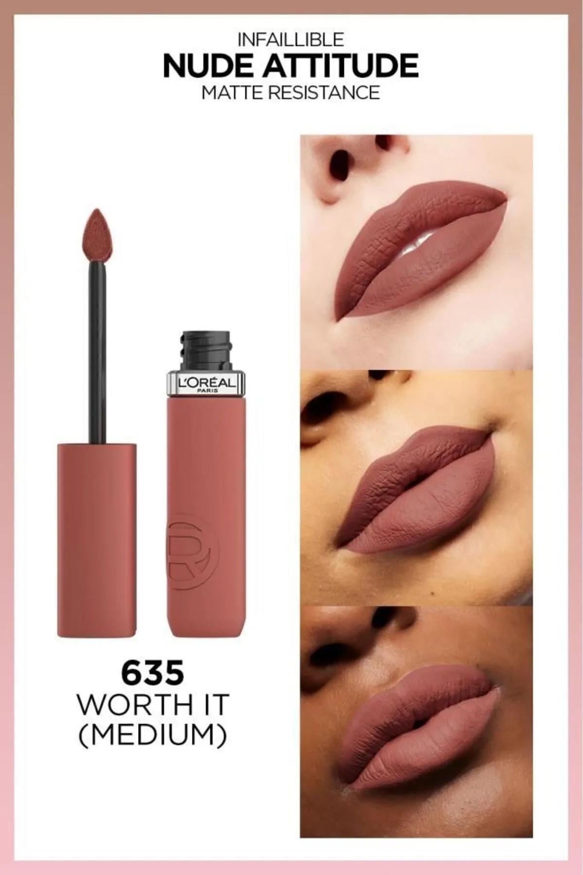 L'oreal Ruj Inf La Matte Resıstance 635