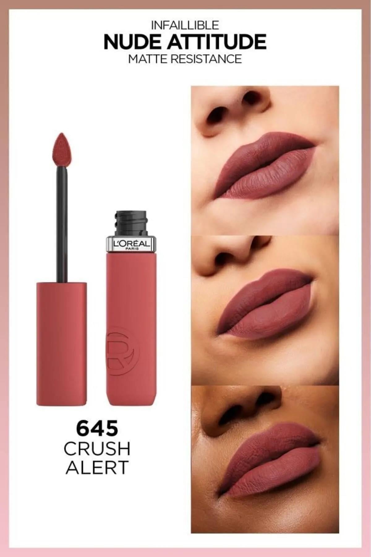 L'oreal Ruj Inf La Matte Resıstance 645