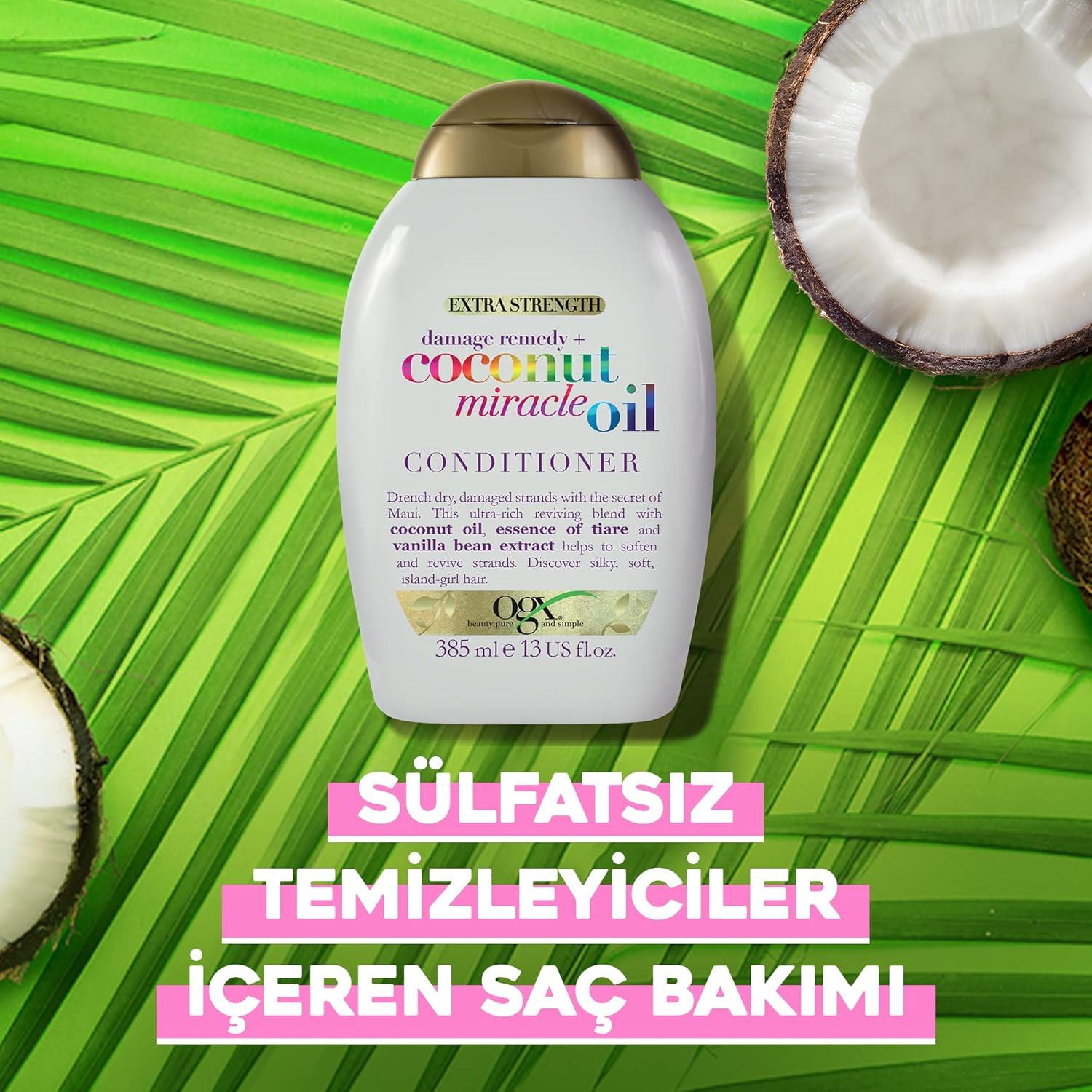 Ogx Extra Strength damage remedy+coconut miracle oil condıtıoner 385 ml