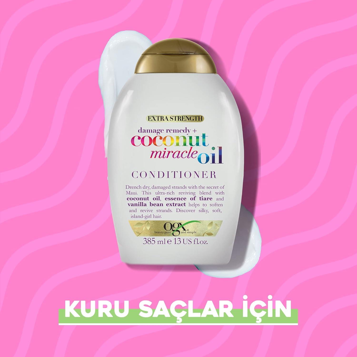 Ogx Extra Strength damage remedy+coconut miracle oil condıtıoner 385 ml